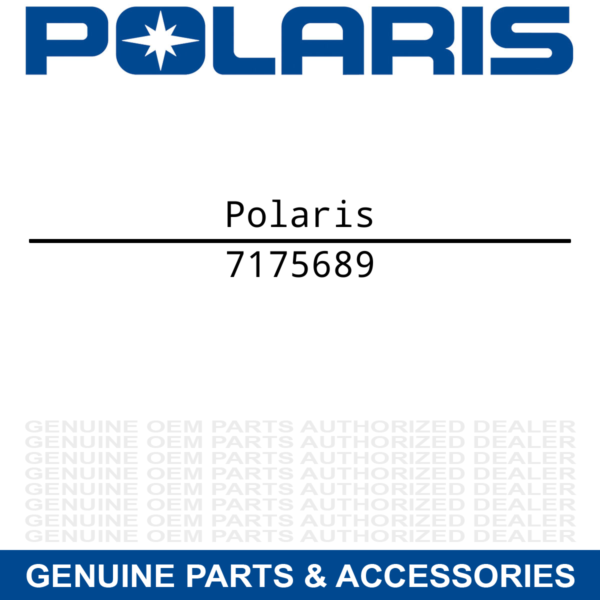 Polaris 7175689 Red Right Hand Reflector Decal RZR 170 EFI