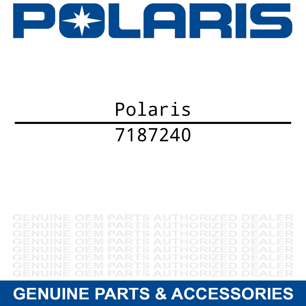 Polaris 7187240 Left Hand "137 LE" Tunnel Side Decal
