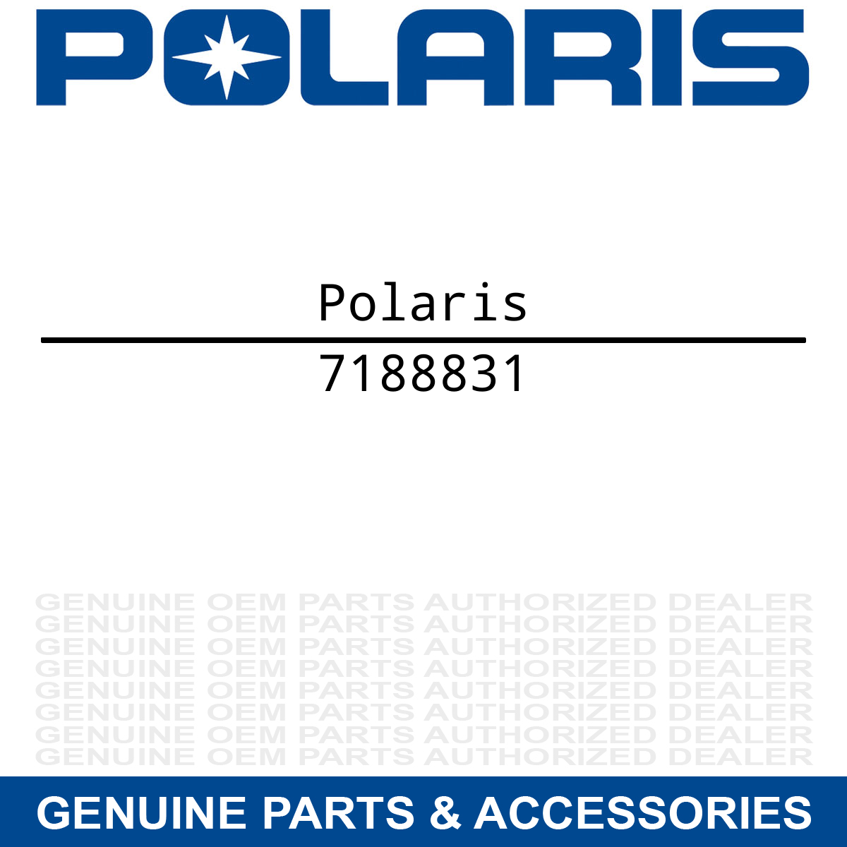 Polaris 7188831 Left Hand "137 LE" Side Tunnel Decal Indy 120 600 800 850
