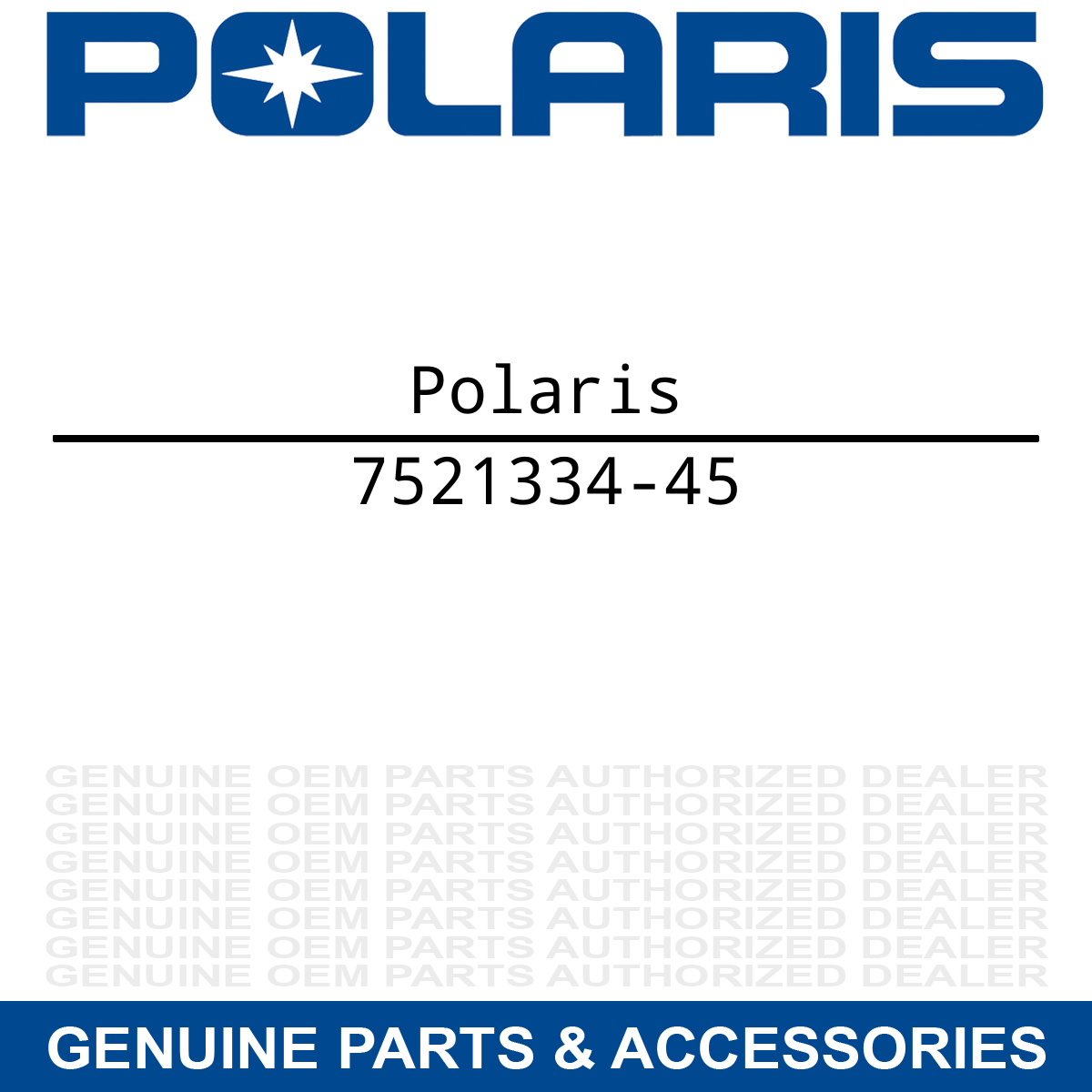 Polaris 7521334-45 Screw