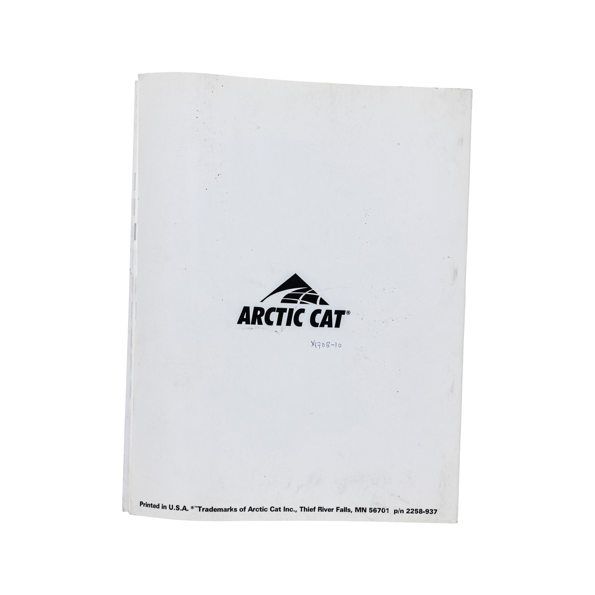 Arctic Cat Service Manual 2258-937