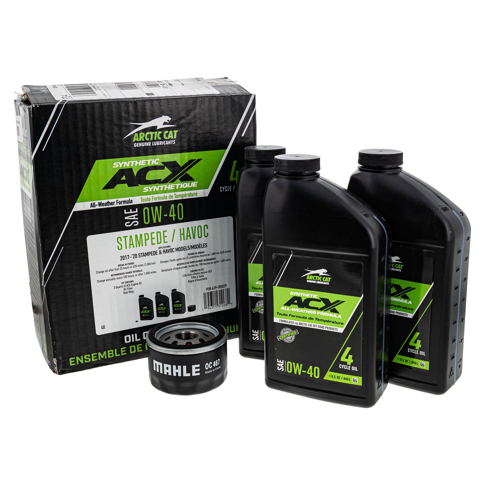 Arctic Cat 439-00029 Oil Change Kit 439-00029