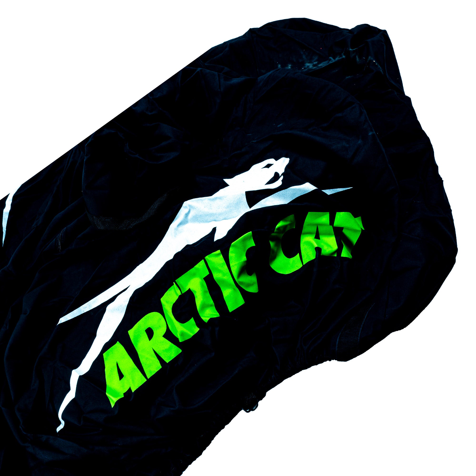 Arctic Cat 6639-660 Canvas Cover - Black & Green - 2012-2016 ZR F