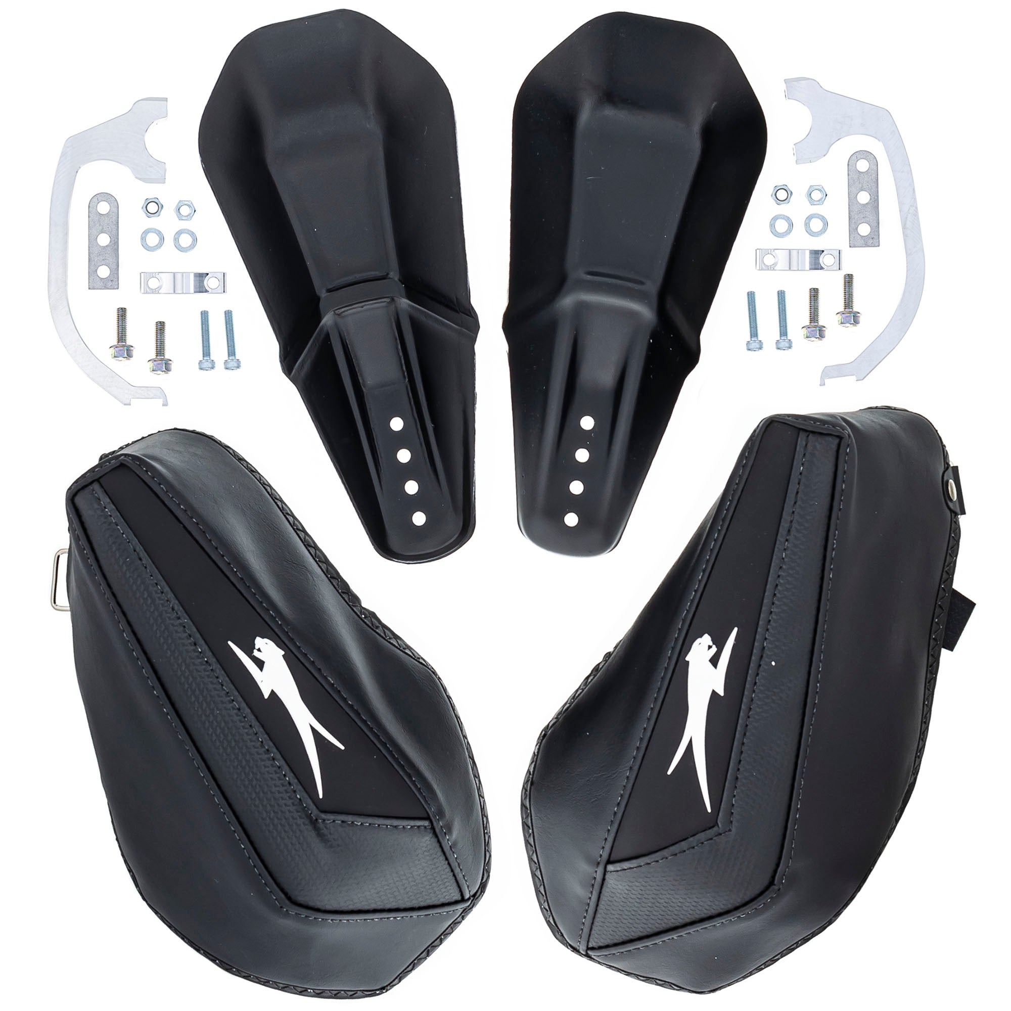 Arctic Cat 8639-467 Black Flex Tec Handguards & Mounts 700 XC  Turbo 7639-394