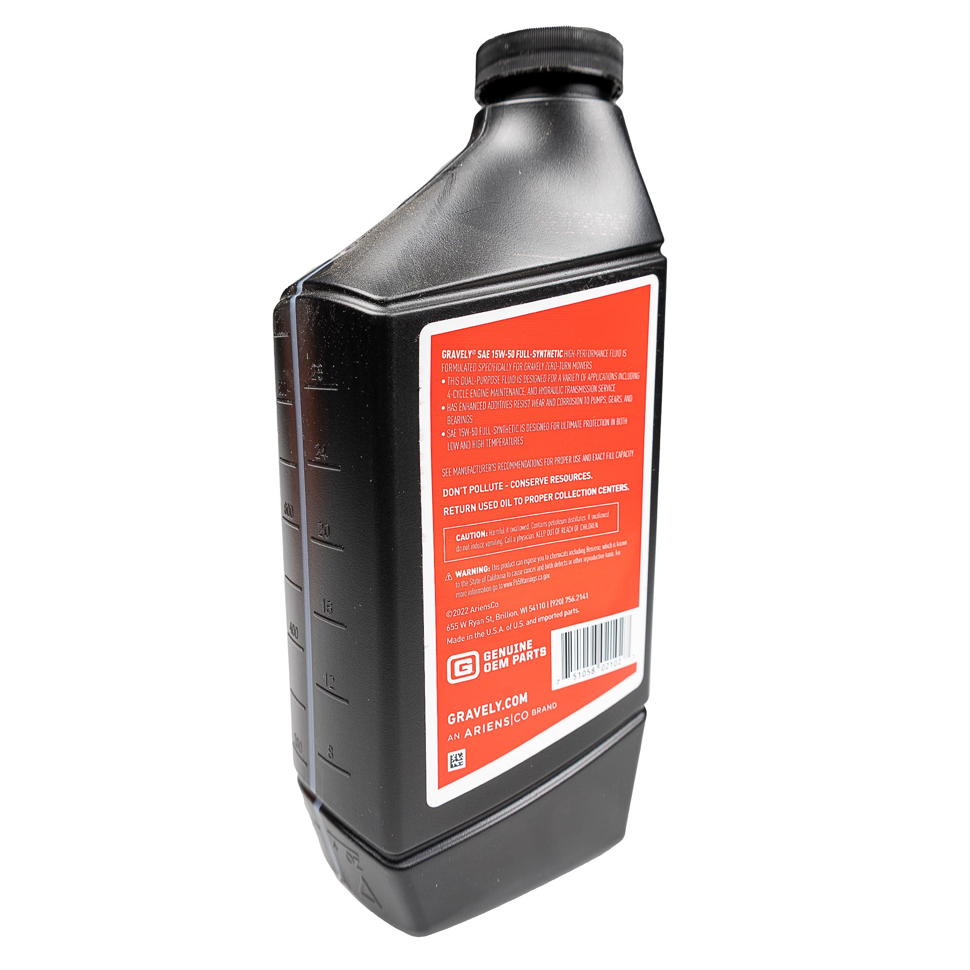 Ariens 00057100 Genuine OEM 32 oz. 15W50 Hydraulic Fluid Gravely