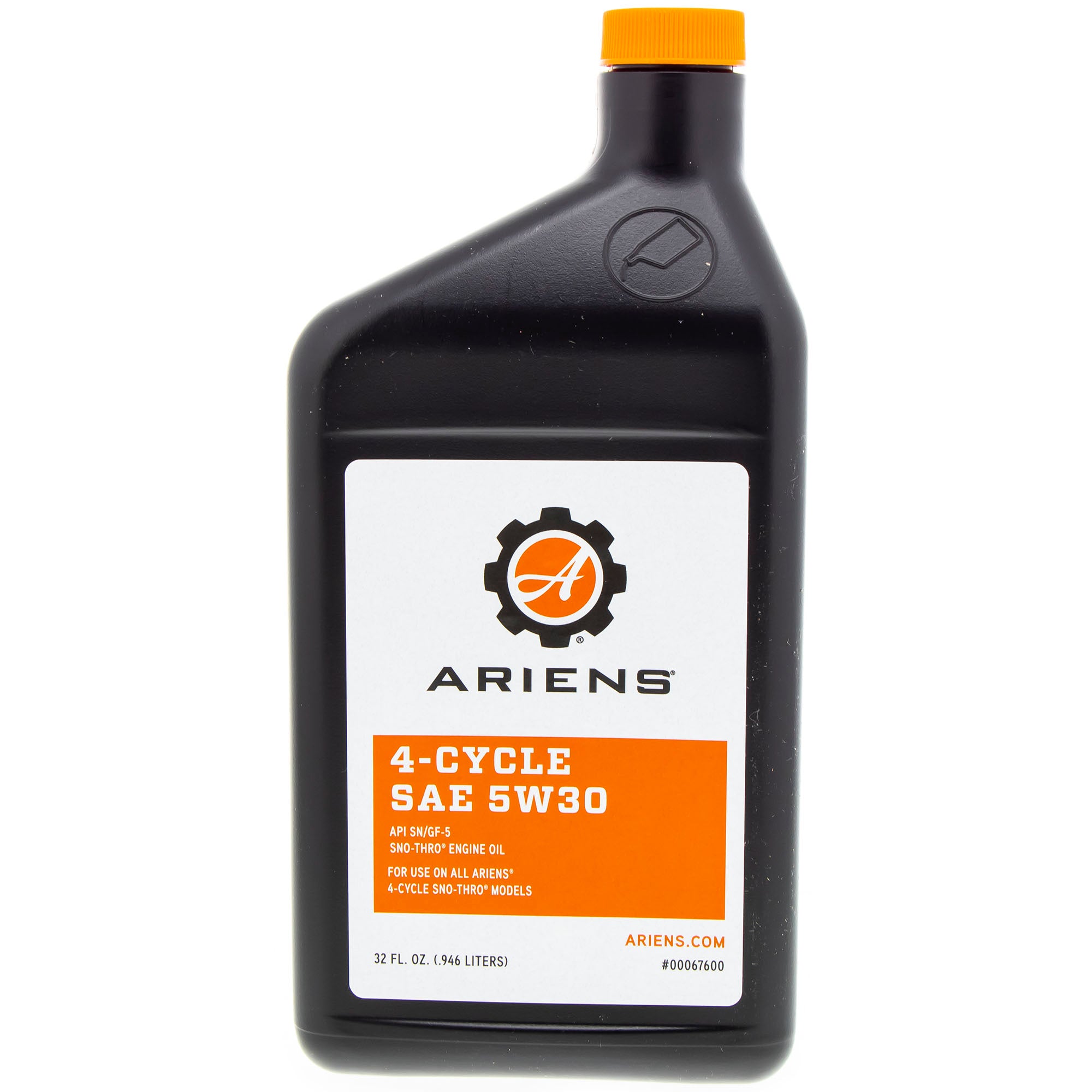Ariens 00067600 4-Cycle Engine Oil 5W30 32 Oz Track SHO RapidTrak Platinum 30 28
