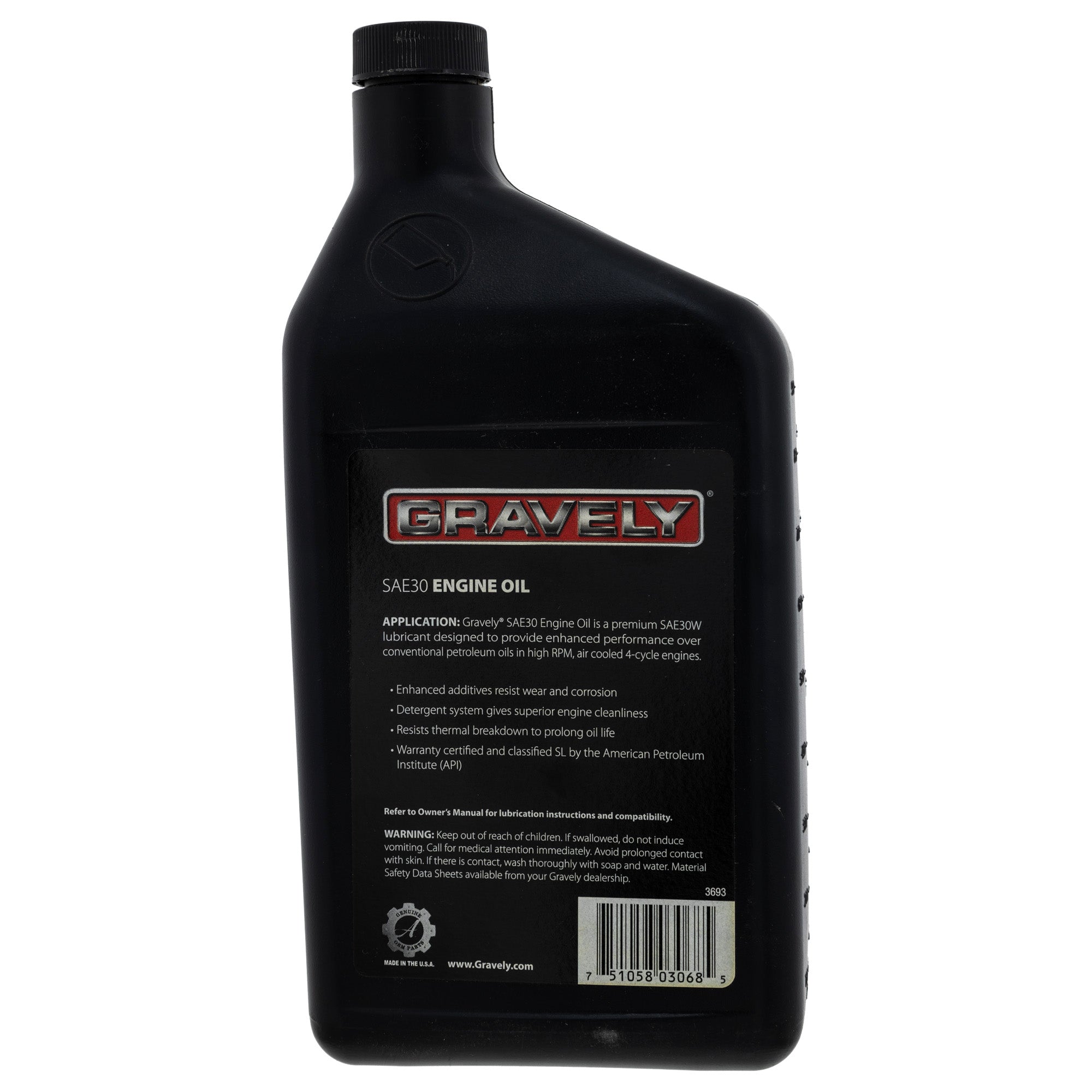 Ariens 00073600 SAE 30W Engine Oil 1 Quart