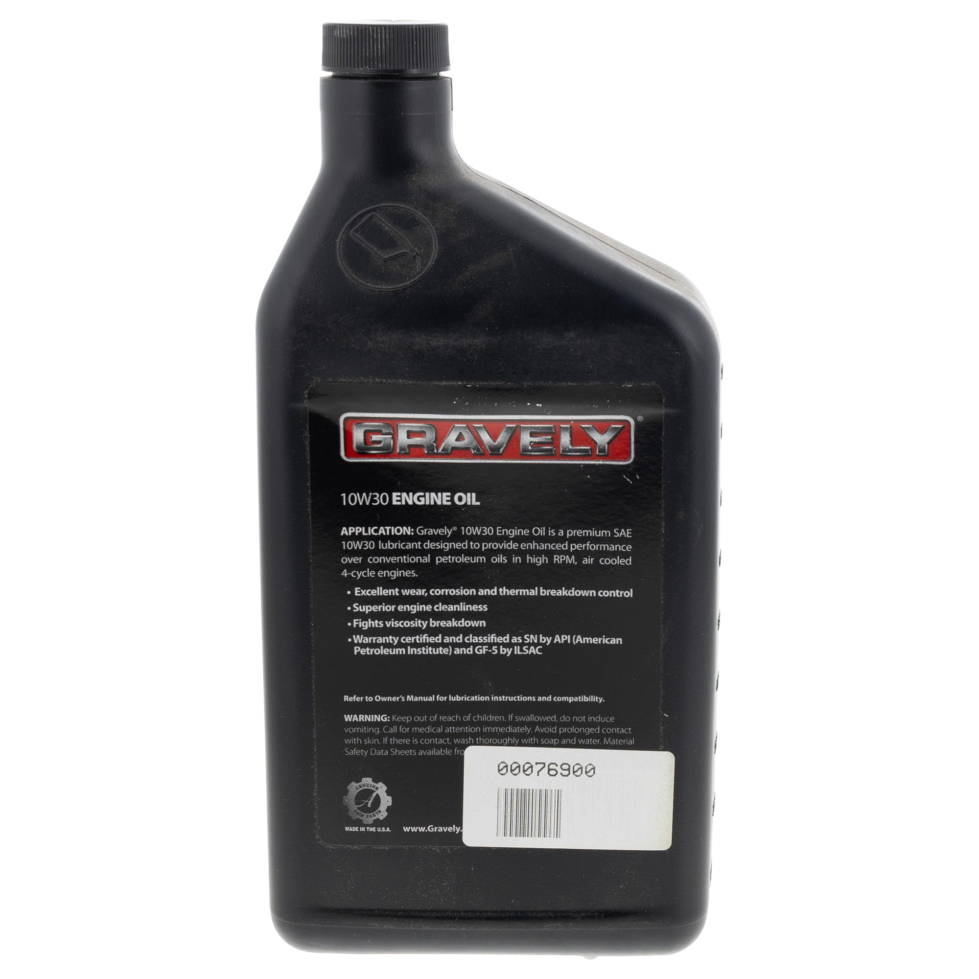 Ariens 00076900 32oz 10W30 Oil Bottle ZX ZTX ZT Z XL Stealth Pro-Walk 460 50 372