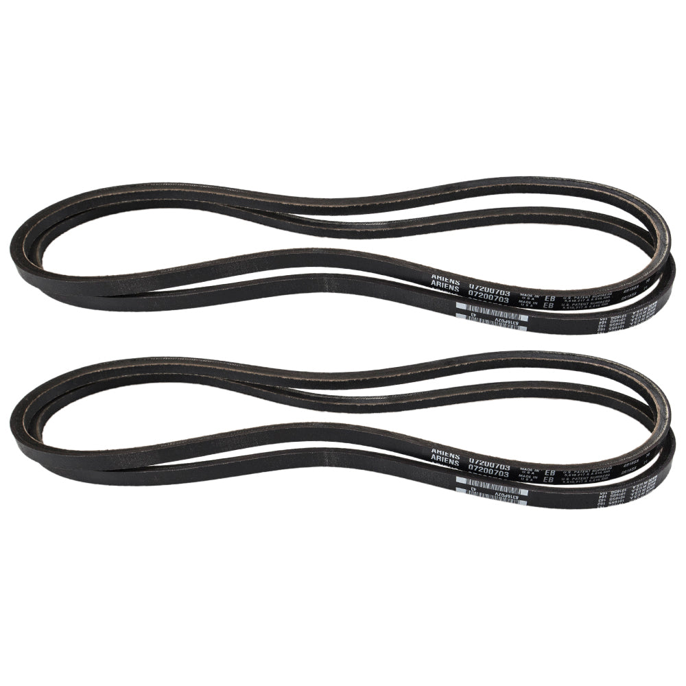 Ariens 07200703 HA Raw Edge Drive Belt Set Track SHO Platinum Deluxe 30 28 24