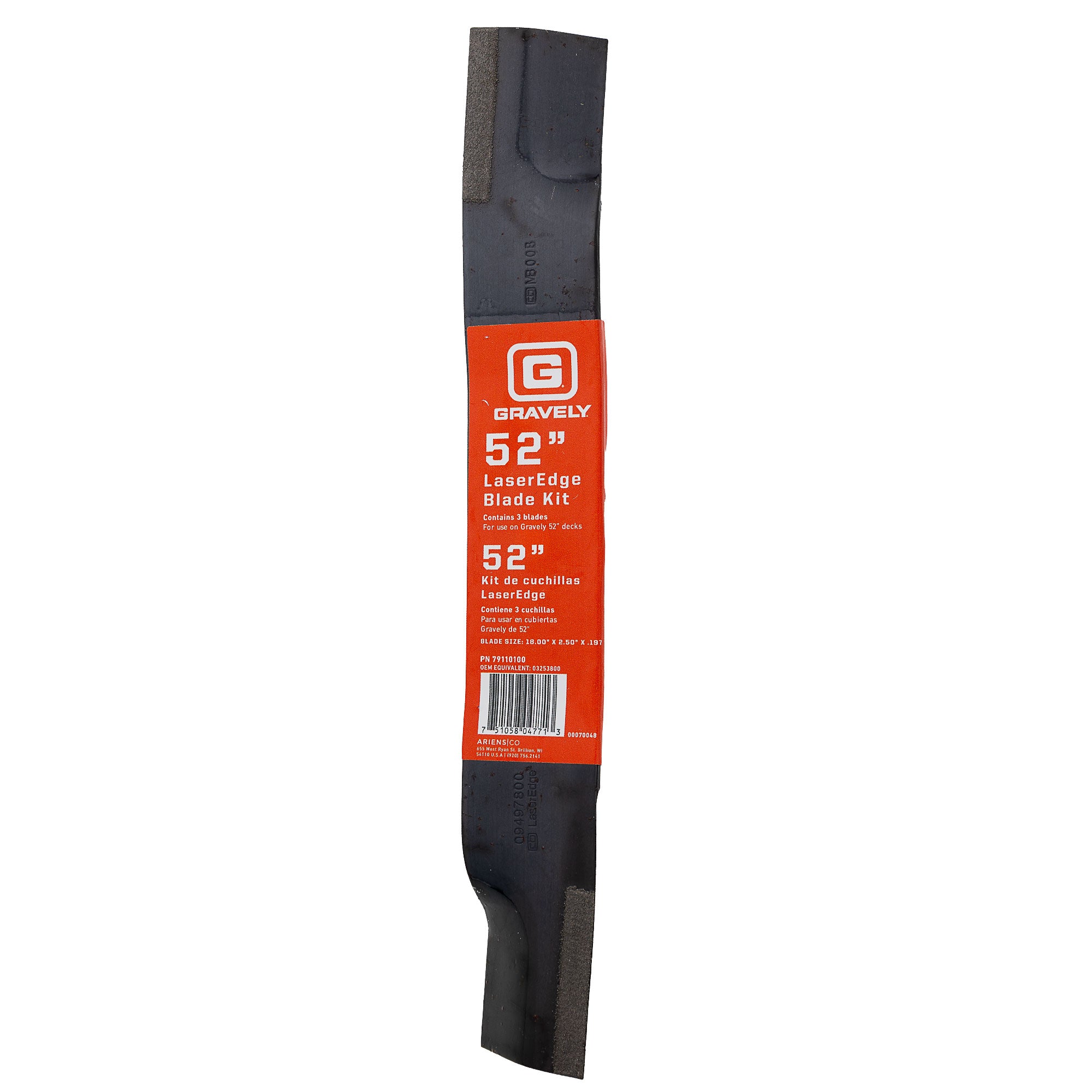 Gravely 79110100 LE Blade Kit 18"