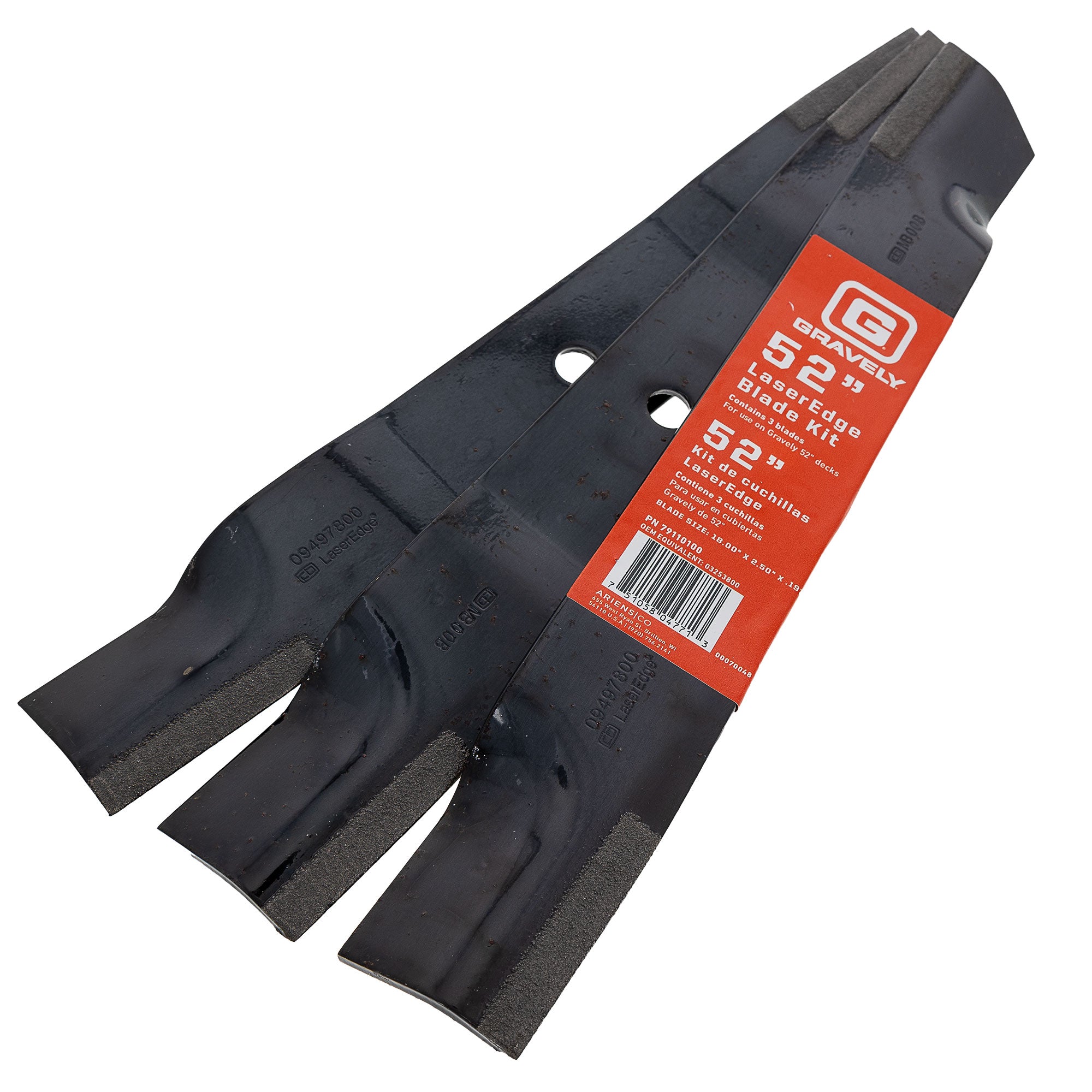 Gravely 79110100 LE Blade Kit 18"