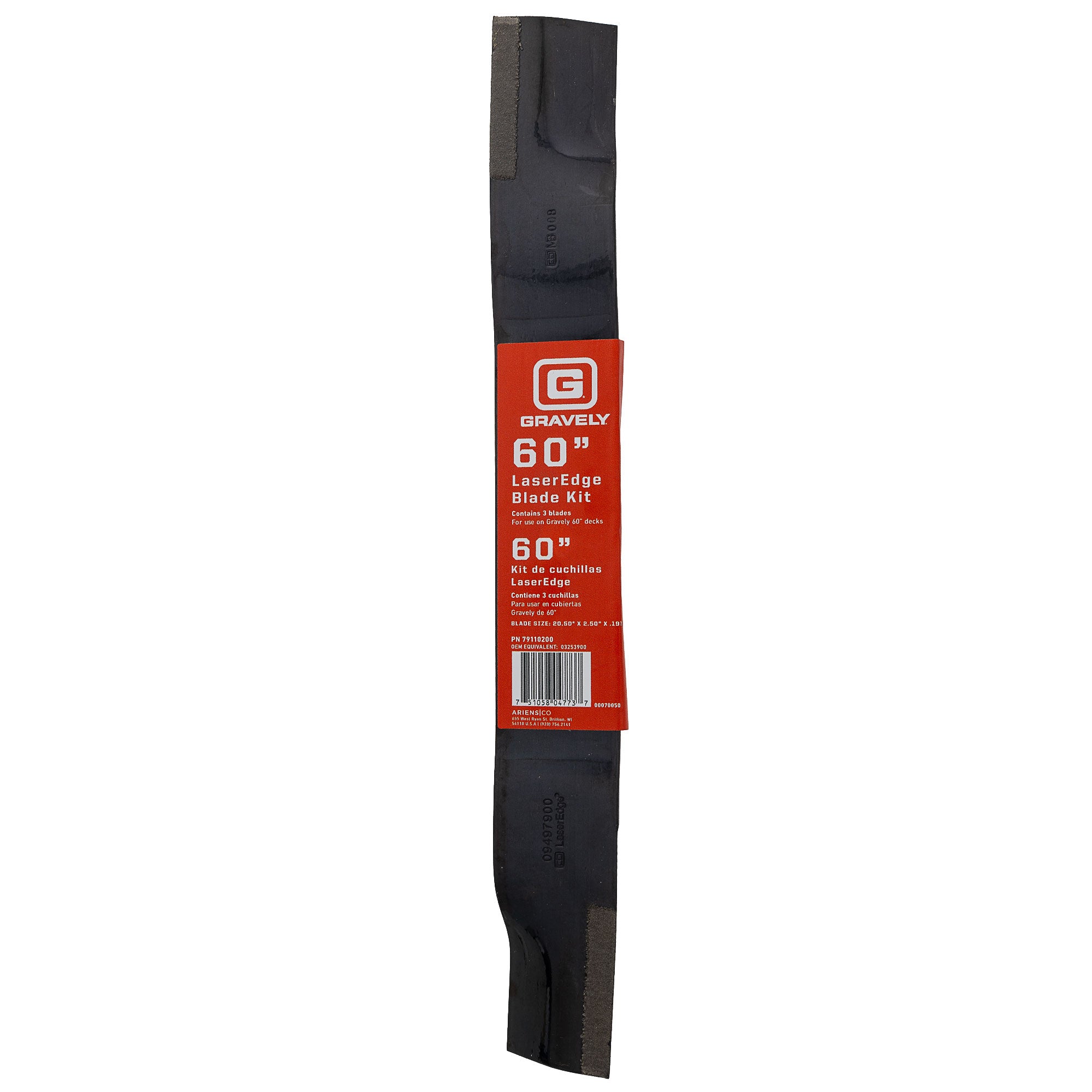 Ariens 79110200 LE Blade Kit 20.5"