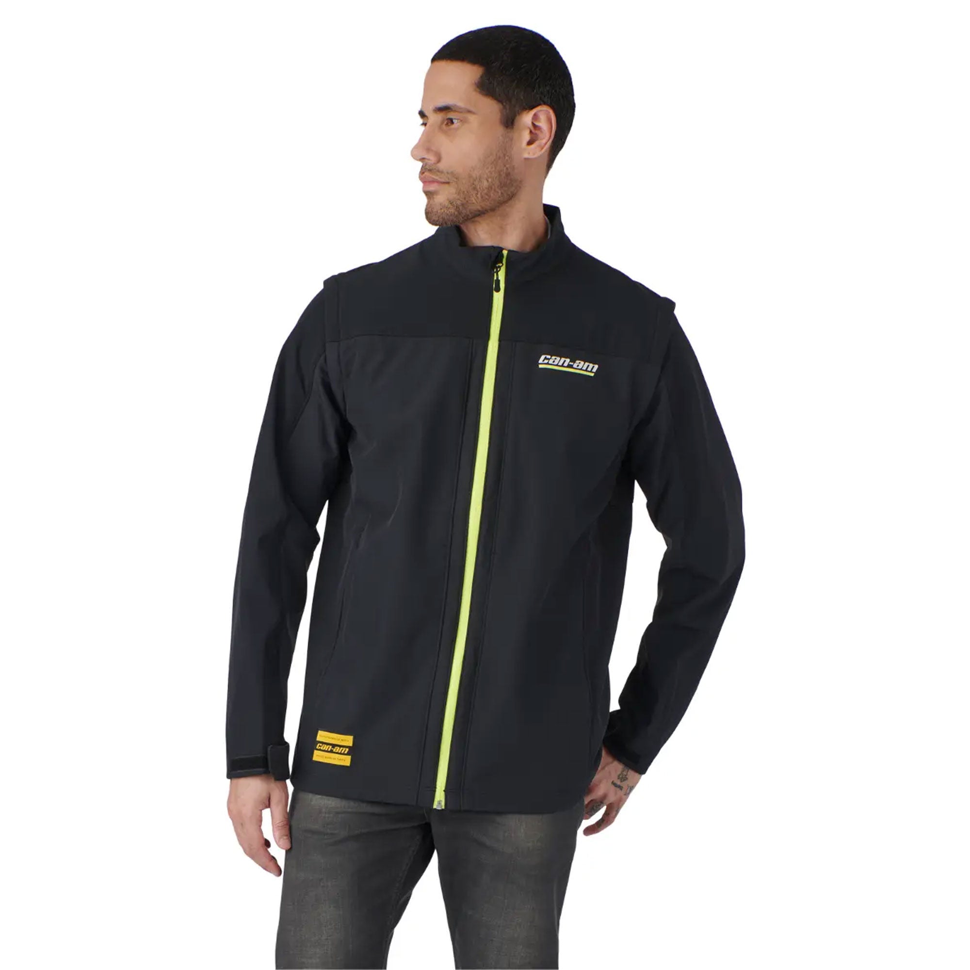BRP Can-Am Performance Softshell Jacket Men Black Mens