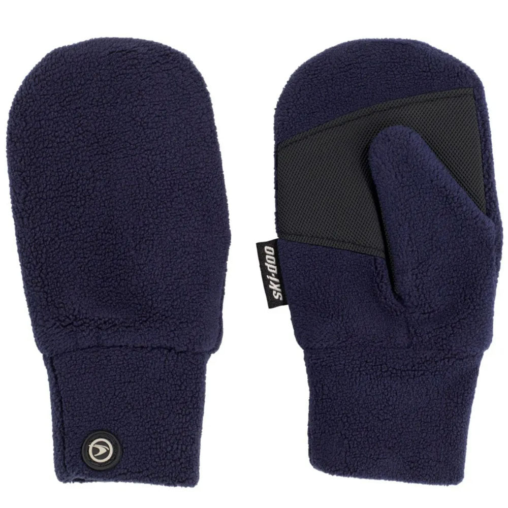 Ski-Doo  Kids Micro-Fleece Mitts Mittens Silicone Patch Winter Comfortable Warm