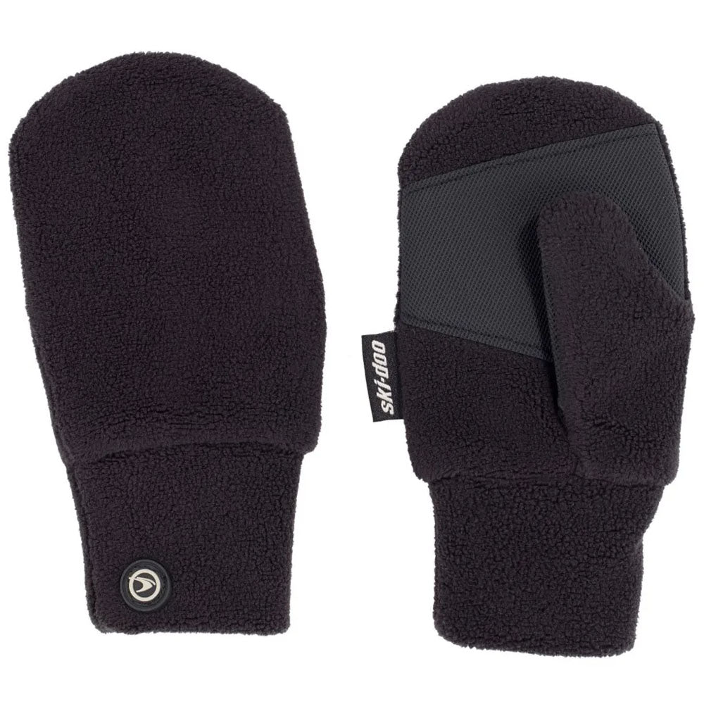 Ski-Doo Kids Micro-Fleece Mitten Snowmobile Gloves