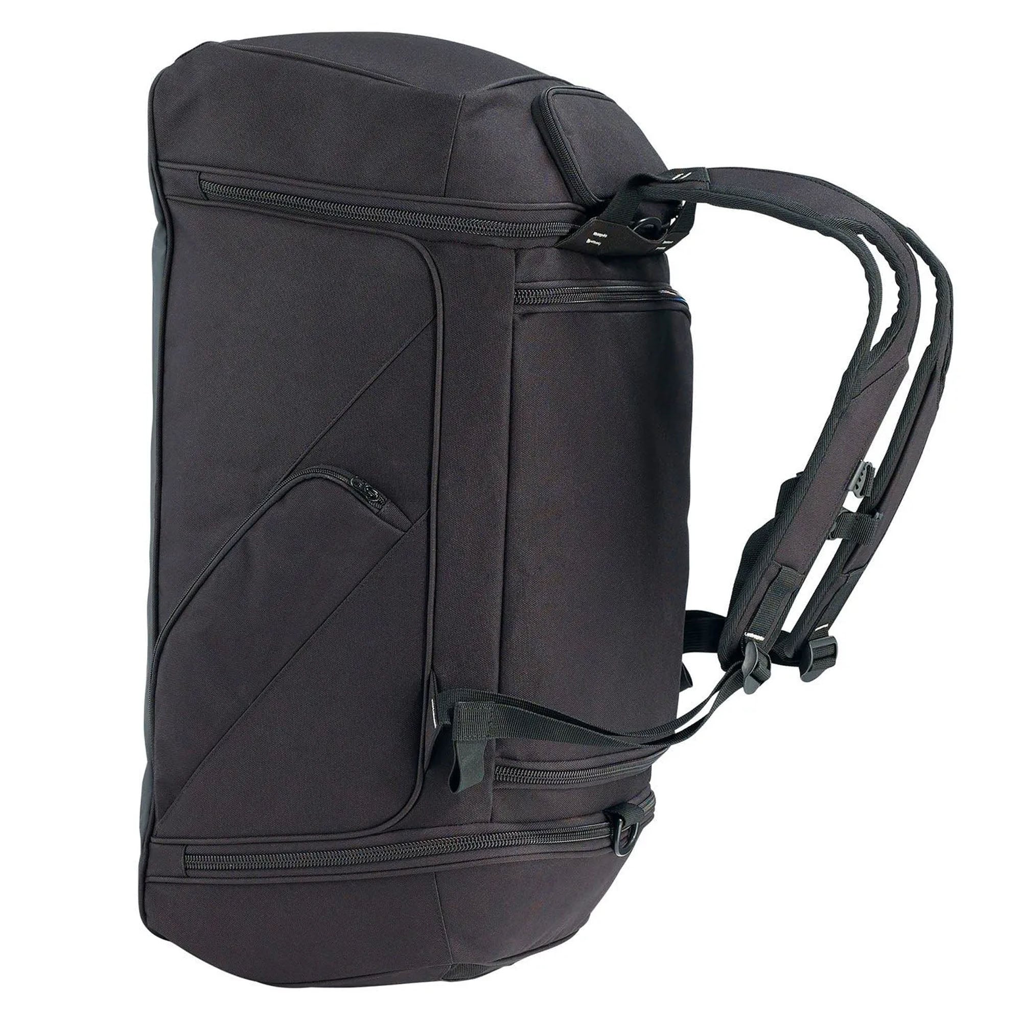 Ski-Doo  Black Duffle Backpack Bag Adjustable Shoulder Chest Straps 45 Liter