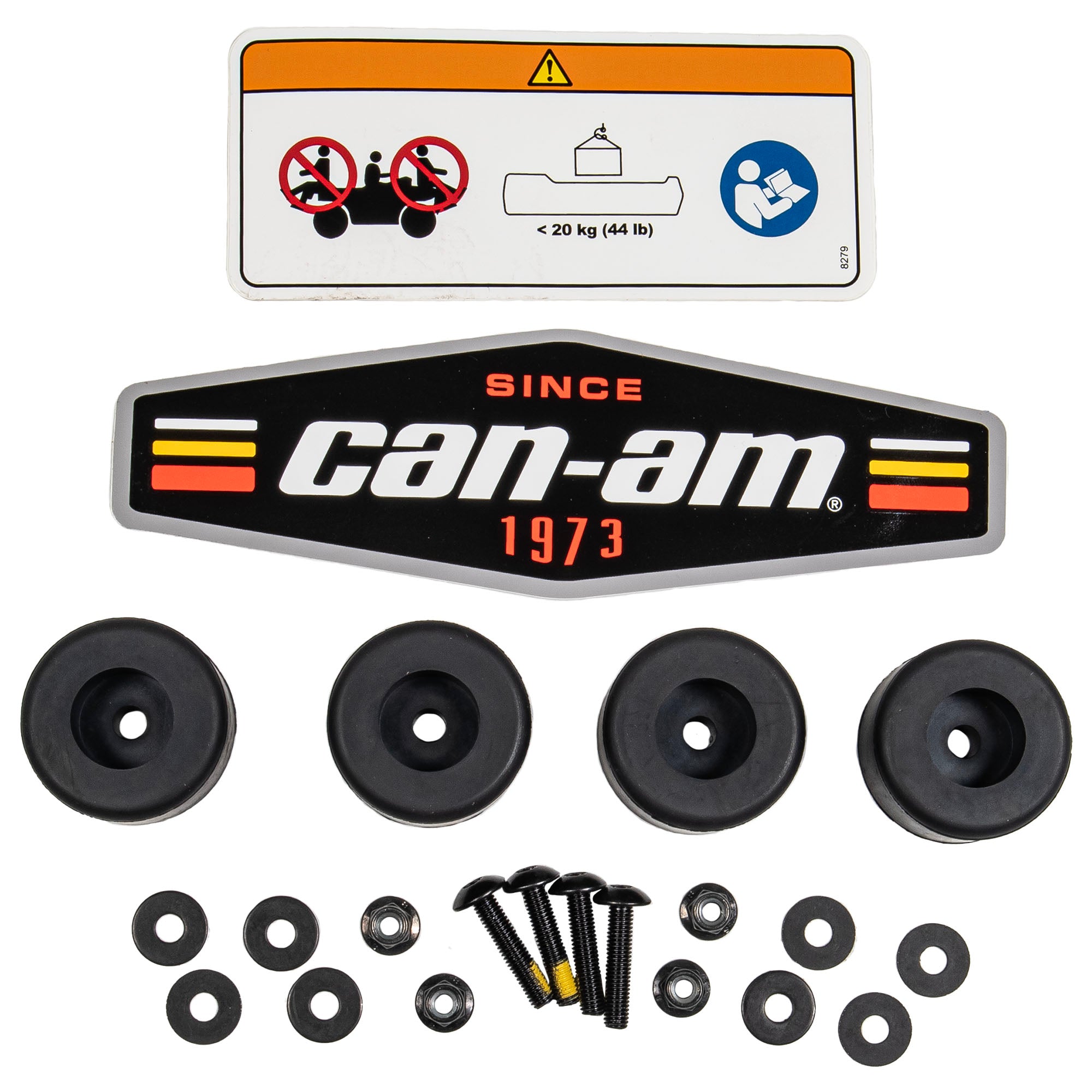 Can-Am 715005274 BRP LinQ Cargo Rack Basket Kit 23 Gal (90L)