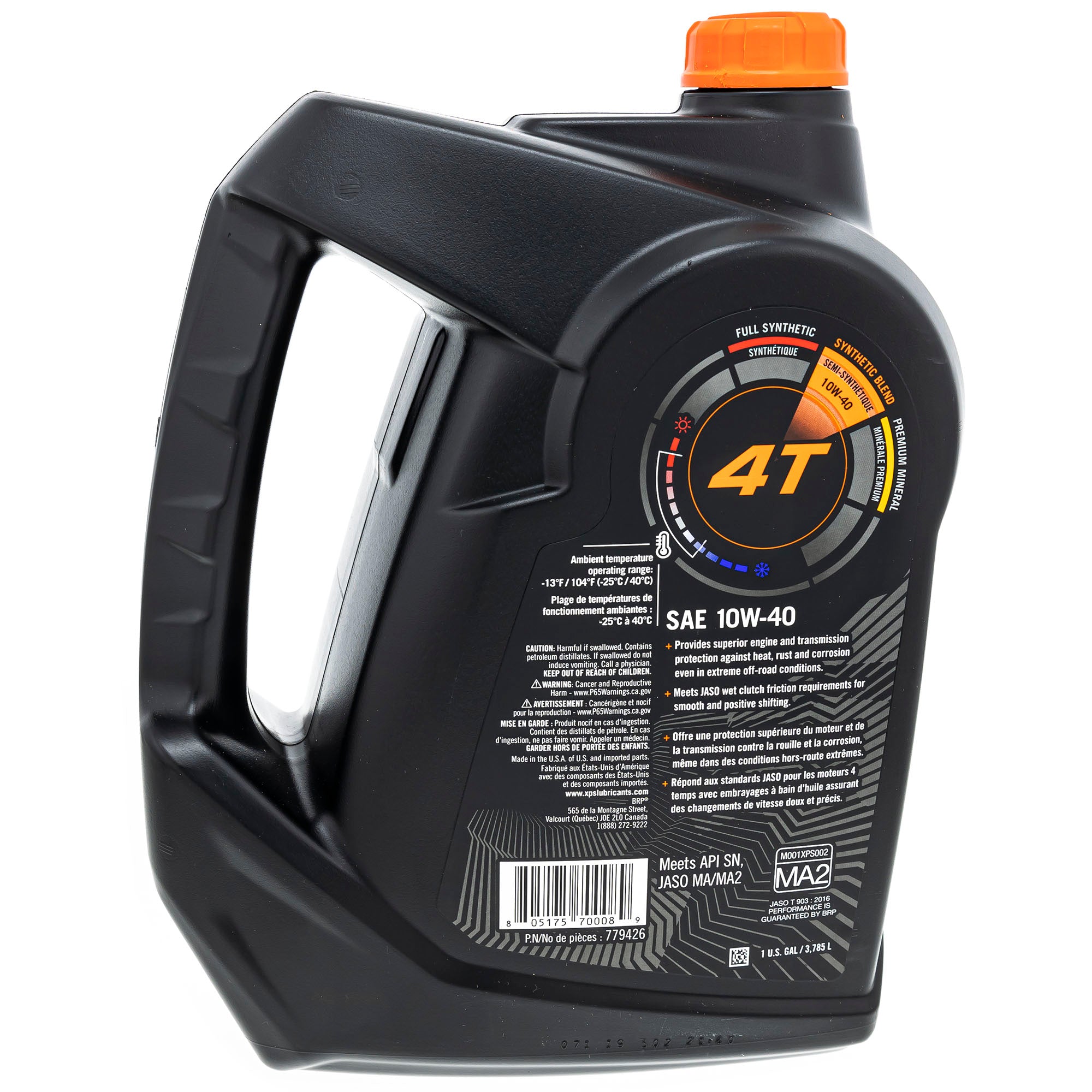 Can-Am Synthetic Blend Oil 4T 10W-40 779426