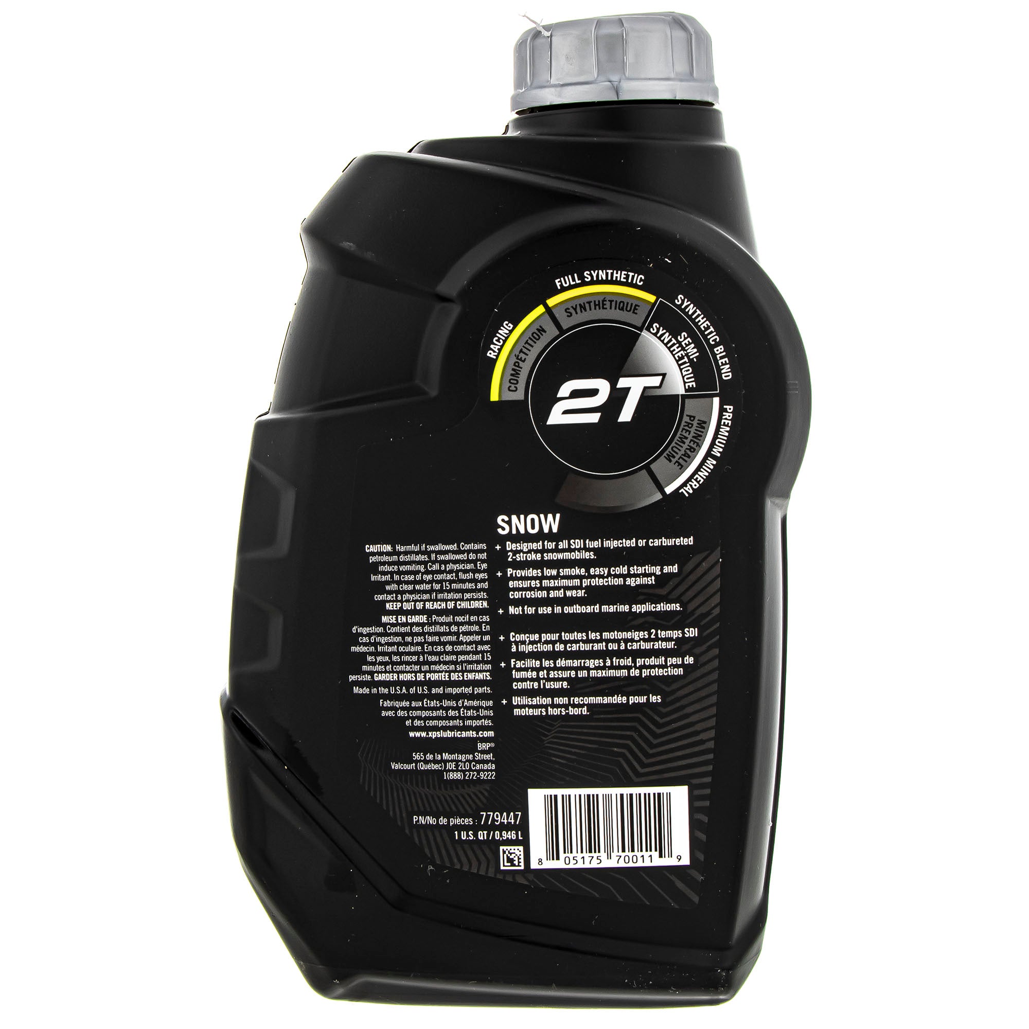 Ski-Doo 2T Synthetic Blend Oil 1 QT 779447