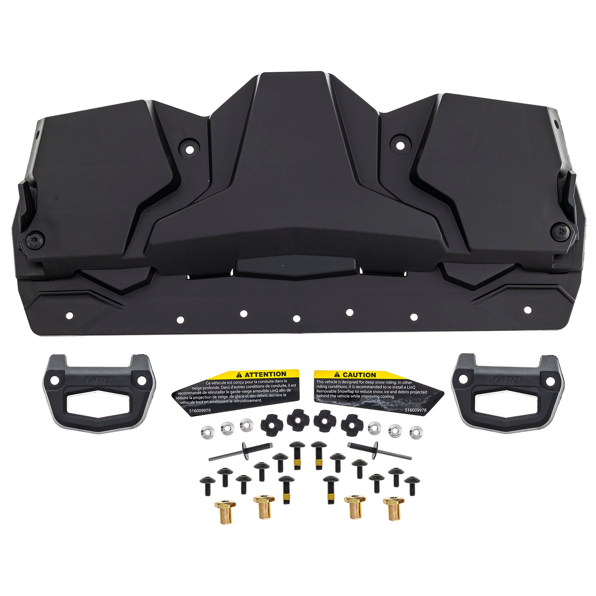 Ski-Doo 860201914 Black LinQ Removable Snowflap | FixMyToys