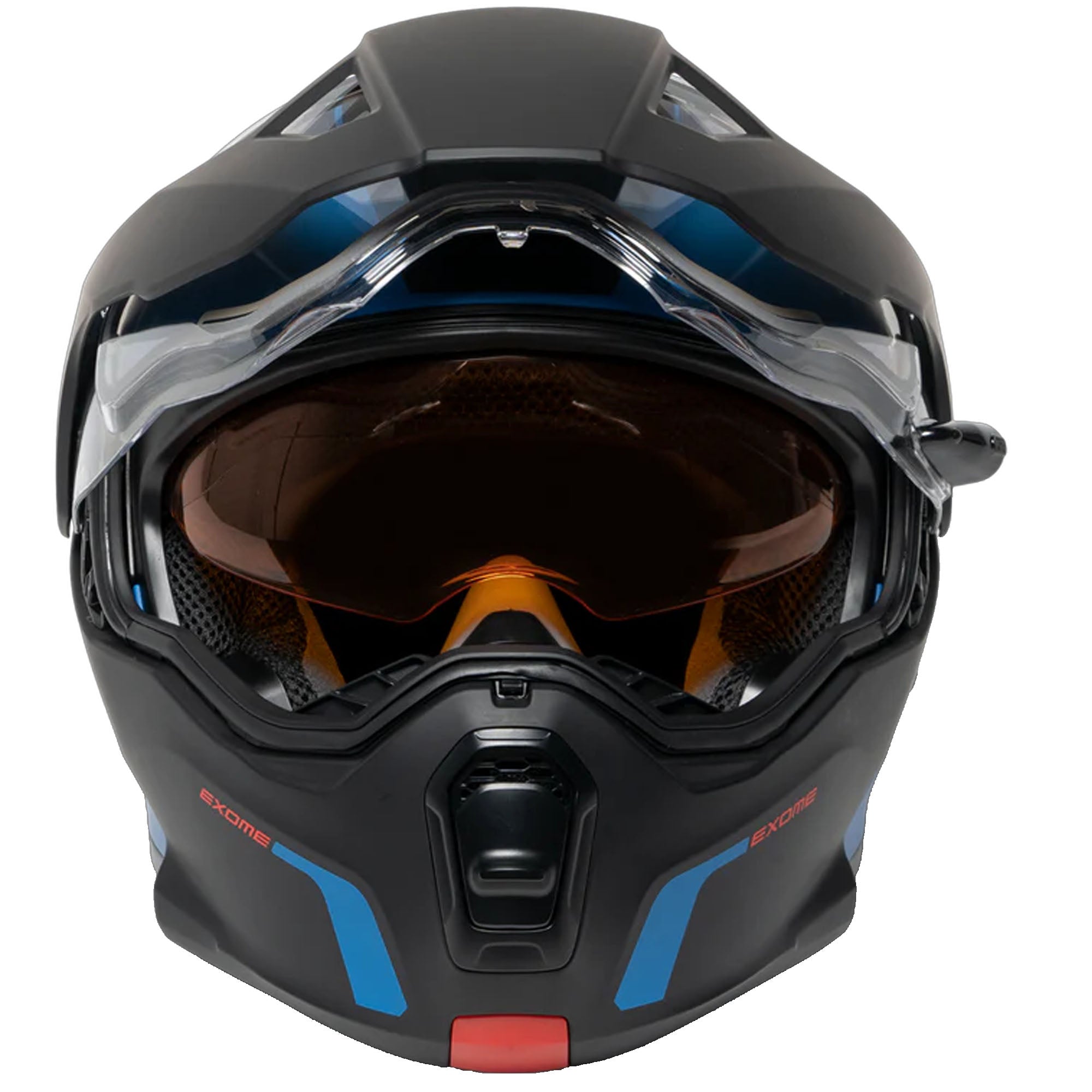 ムーモ Ski-Doo Exome Sport Snowmobile Modular Helmet Indigo Blue