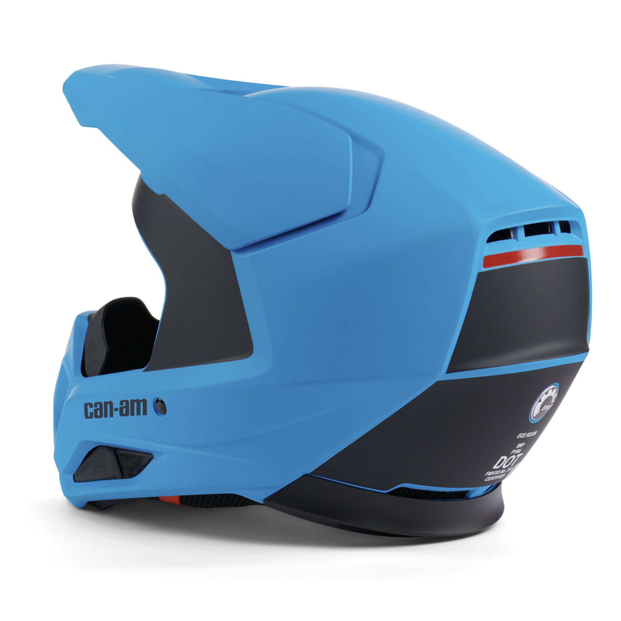 Can-Am Pyra Open Face Offroad Helmet Blue