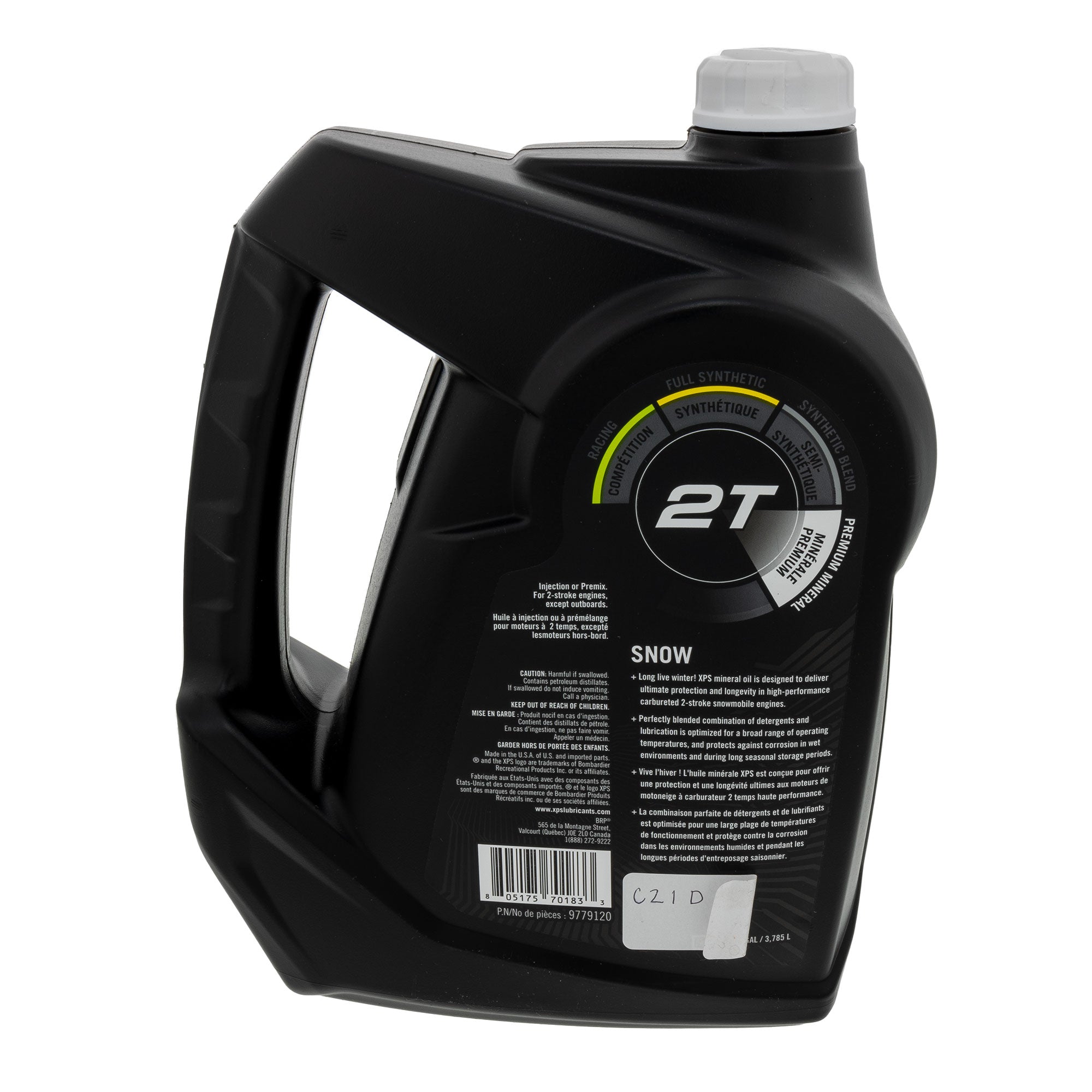 BRP 9779120 Can-Am 1 Gallon XPS 2-Stroke Mineral Oil Ski-Doo Engines