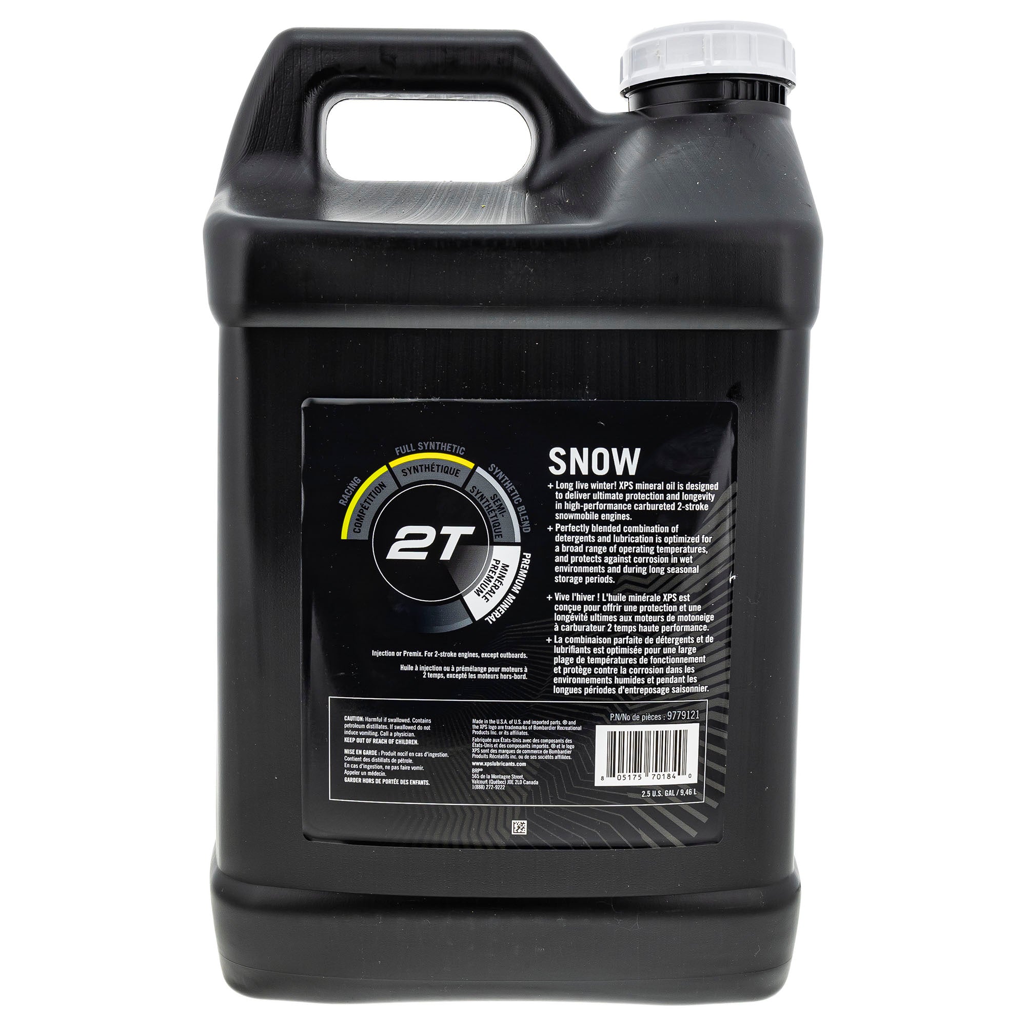 BRP XPS 2T Premium Mineral Oil 2.5 Gal 9779121