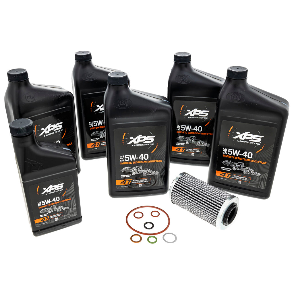 Can-Am 9779249 BRP Spyder Synthetic Oil Change Kit 5W40 Rotax