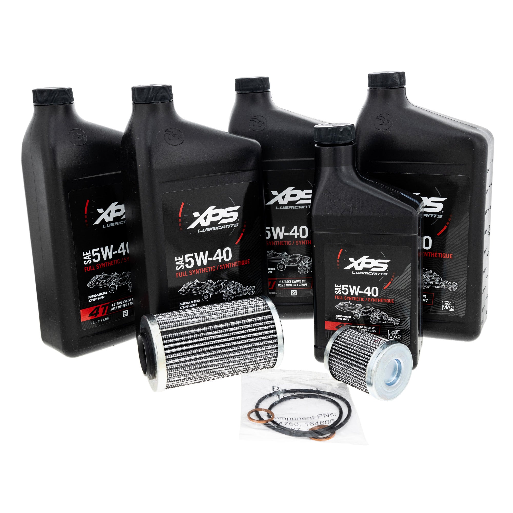BRP Can-Am 9779483 Spyder 5W-40 Full Synthetic Oil Change Kit 779248 9779248