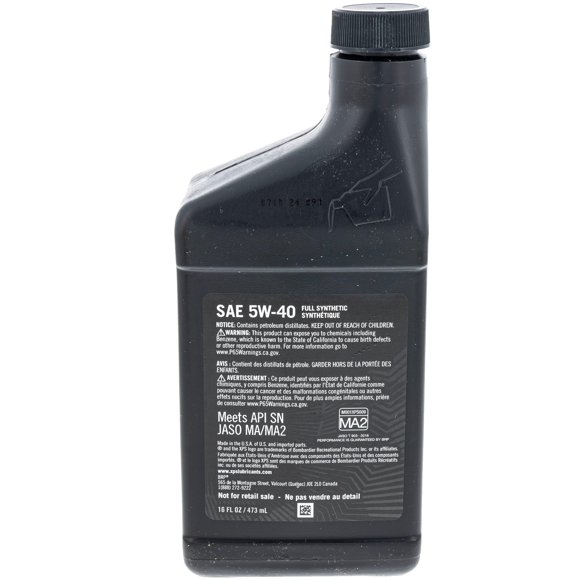 Can-Am 9779488 BRP  4T 5W-40 Full Synthetic Oil Change Kit 500 V-Twin