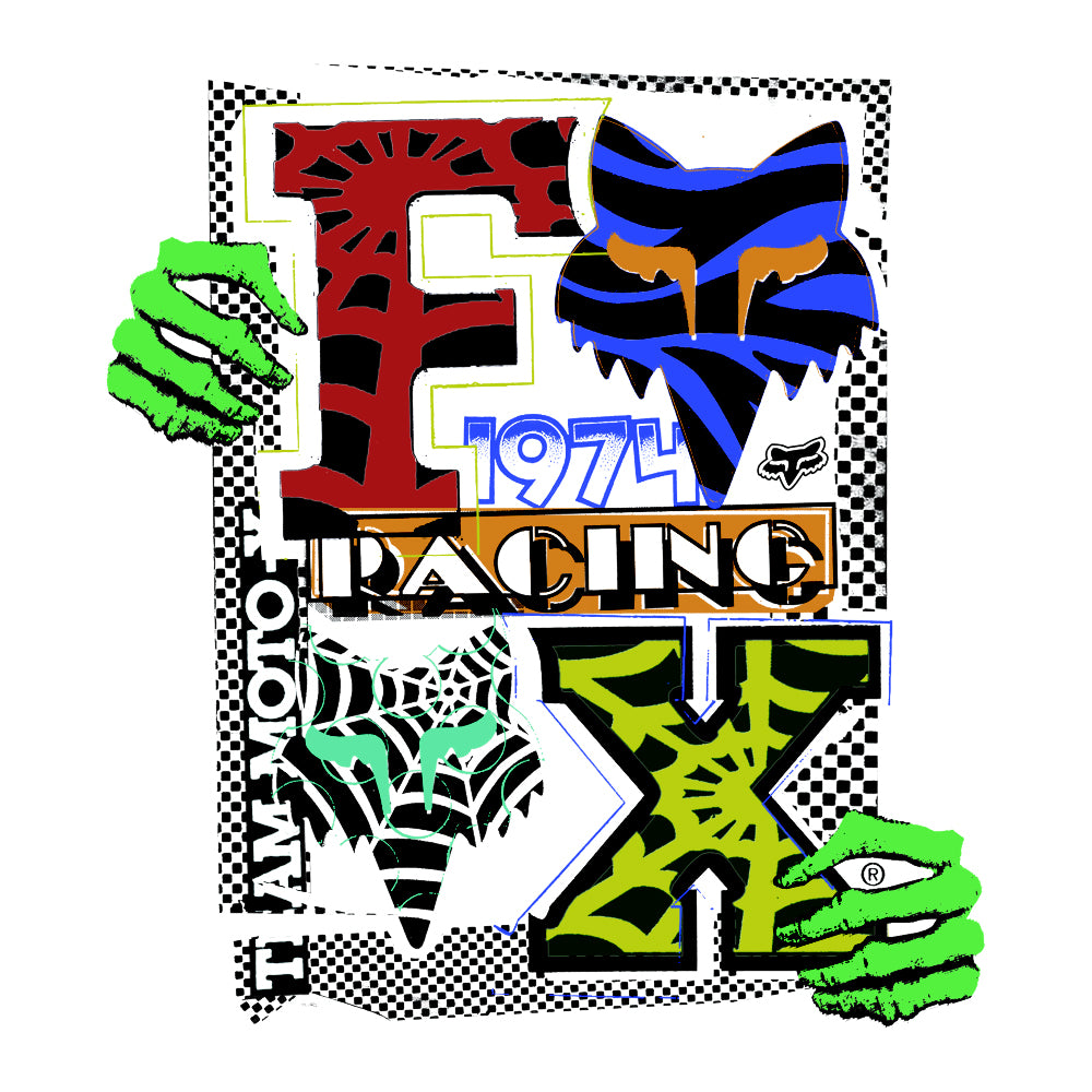 Fox Racing 14498-582-NS Deadstock Sticker