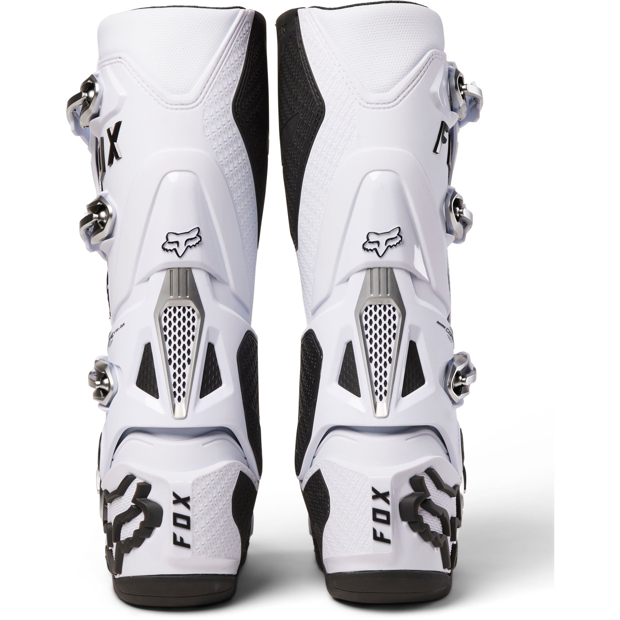 Fox Racing  Instinct Motocross Boots Ultratac TPU Plating Anti-Shock White