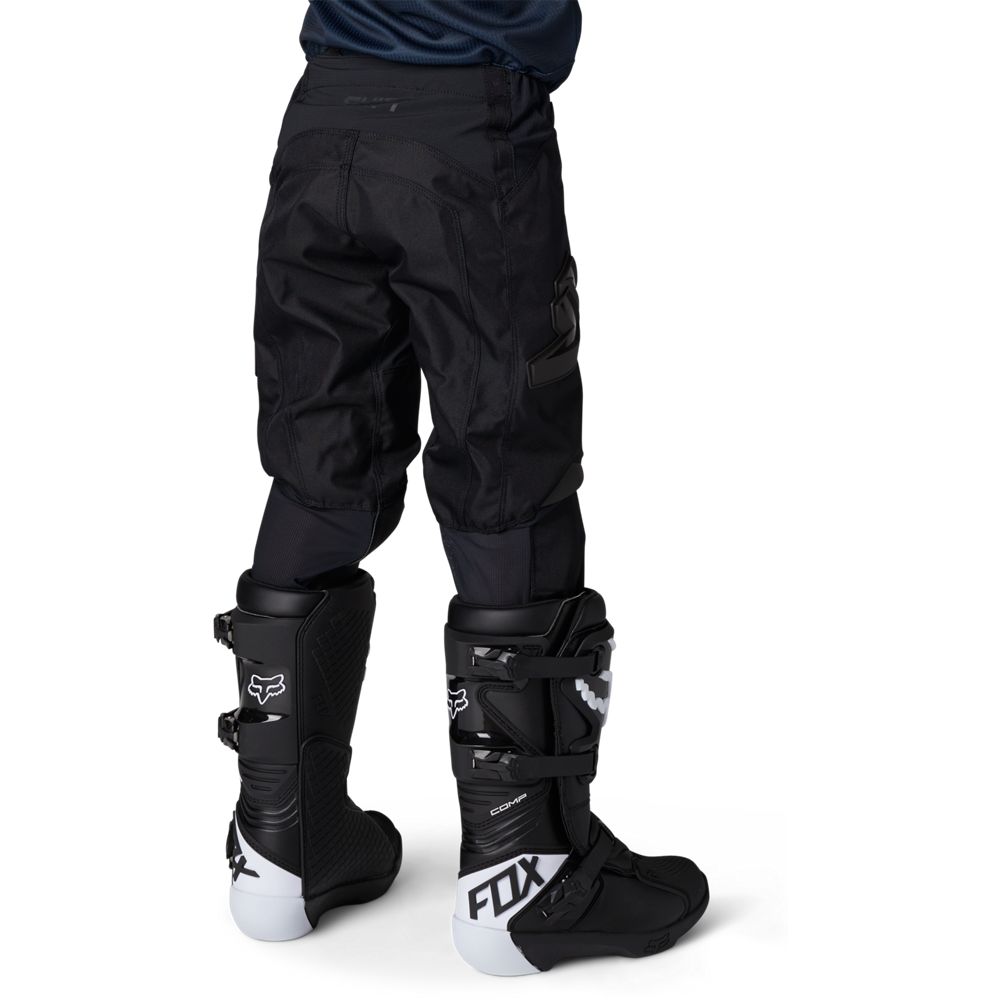 SHIFT  Racing Boys Black Black White Label Blak Pants Flexible Offroad MotoX Gear