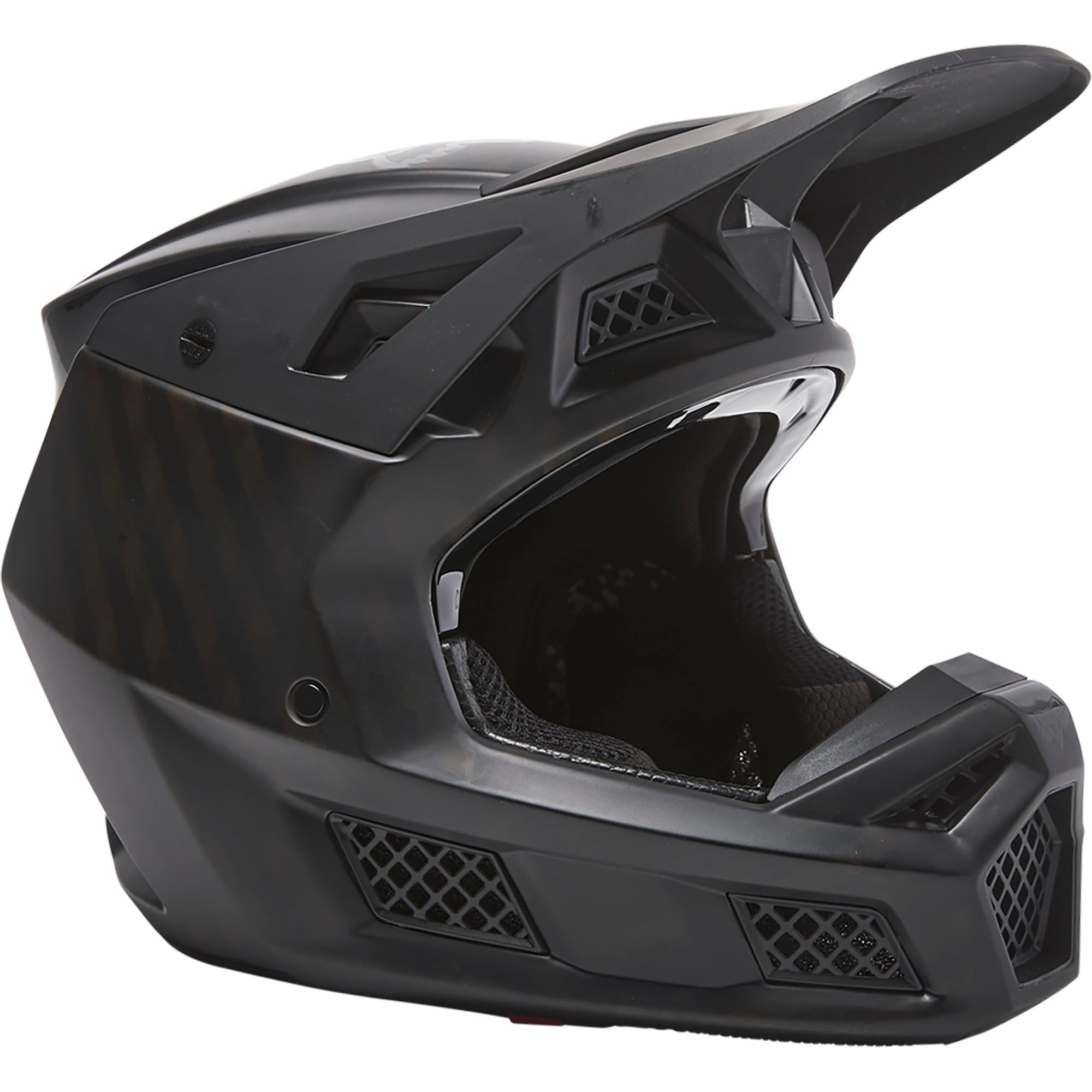 Fox Racing V3 RS Black Carbon Motocross Helmet