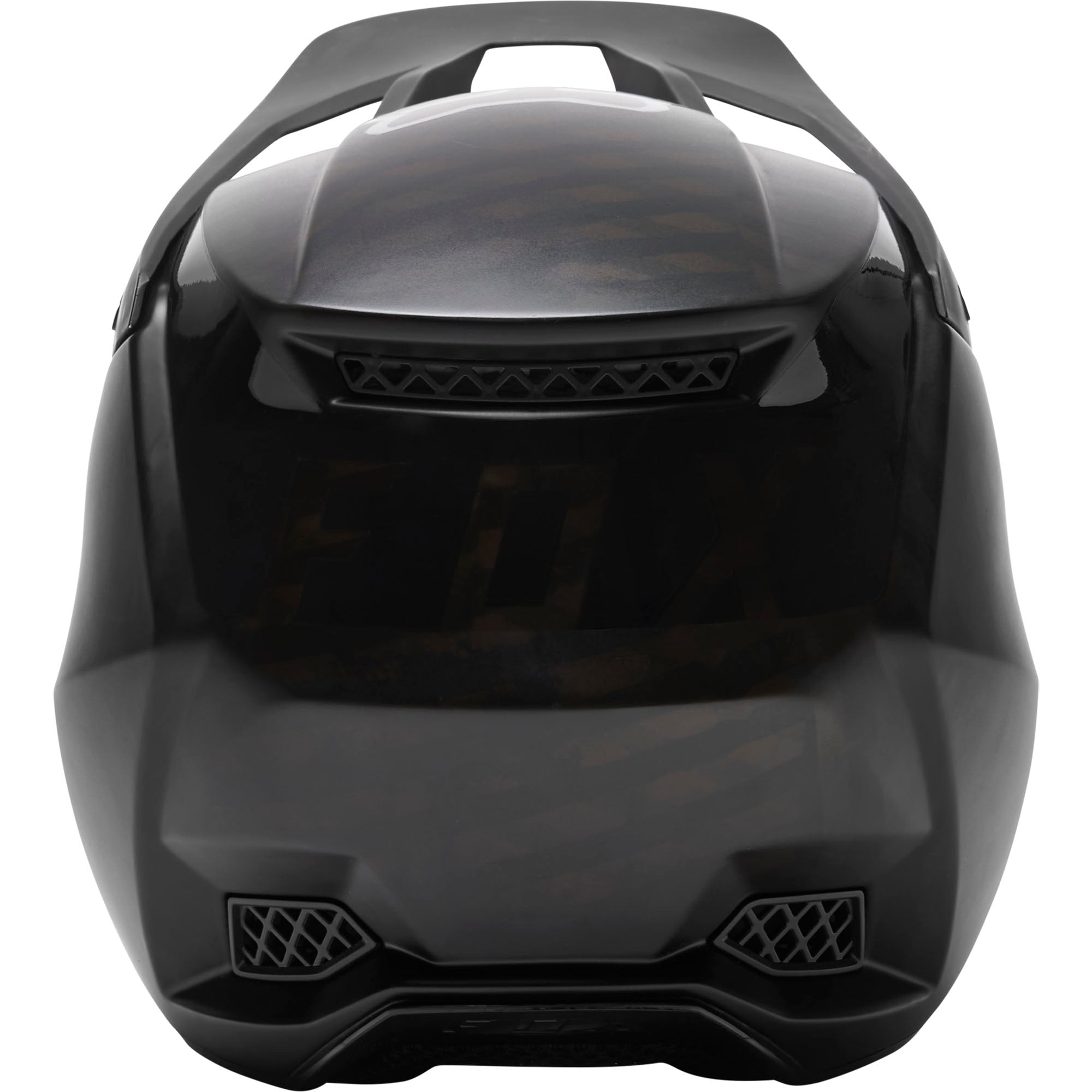 Fox Racing V3 RS Black Carbon Open Face Offroad Helmet Carbon/Black