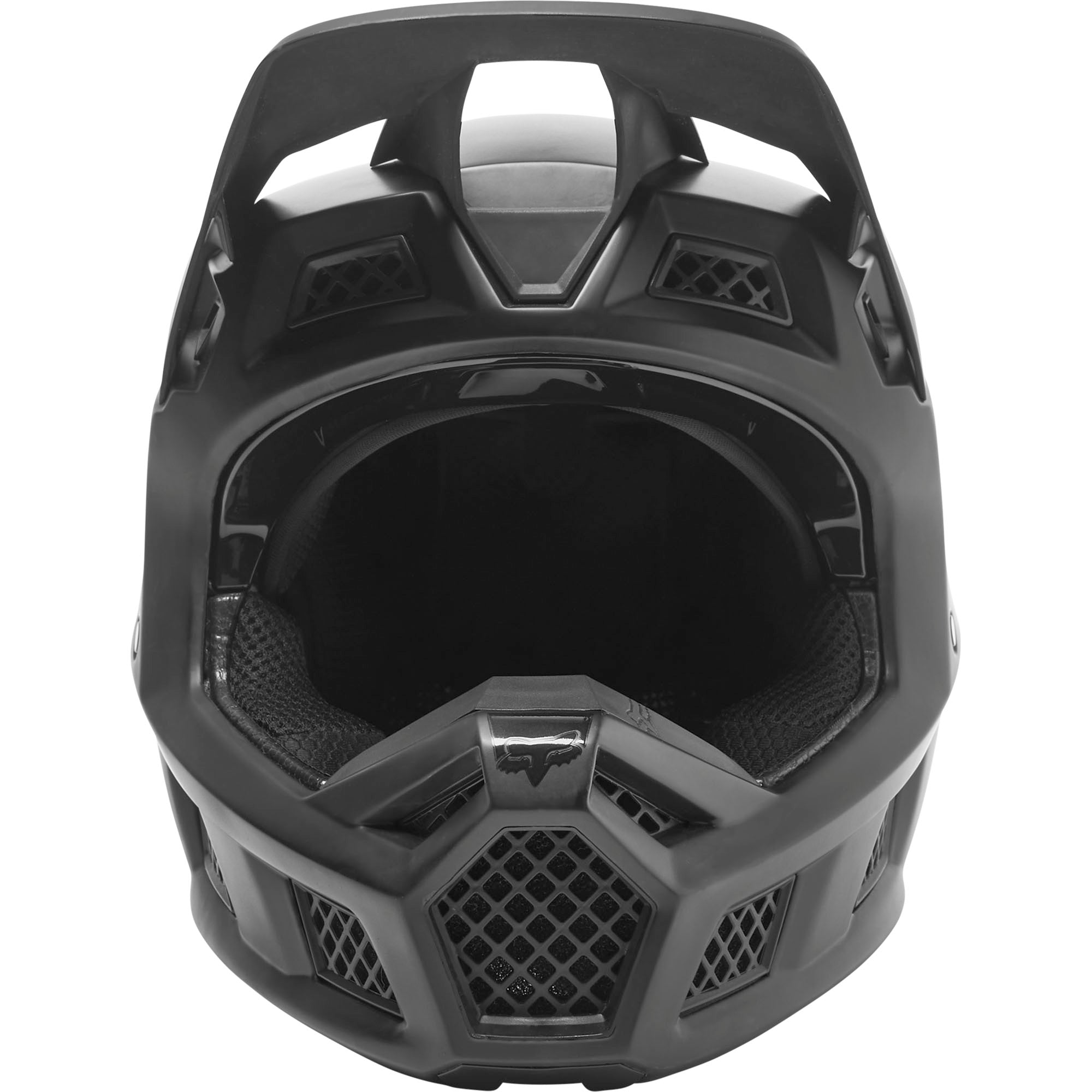 Fox Racing V3 RS Black Carbon Open Face Offroad Helmet Carbon/Black