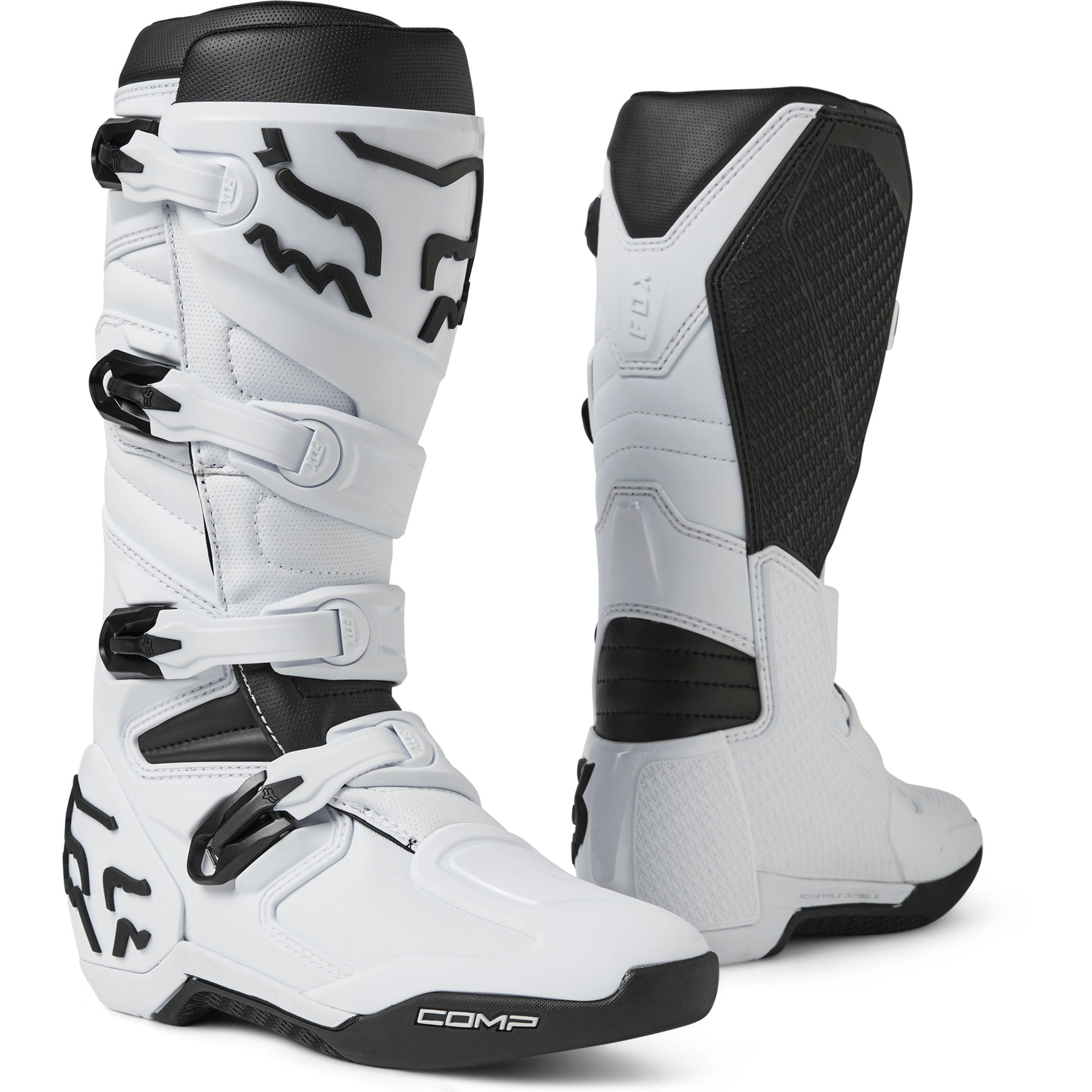 Fox Racing Comp Motocross Boots White Mens