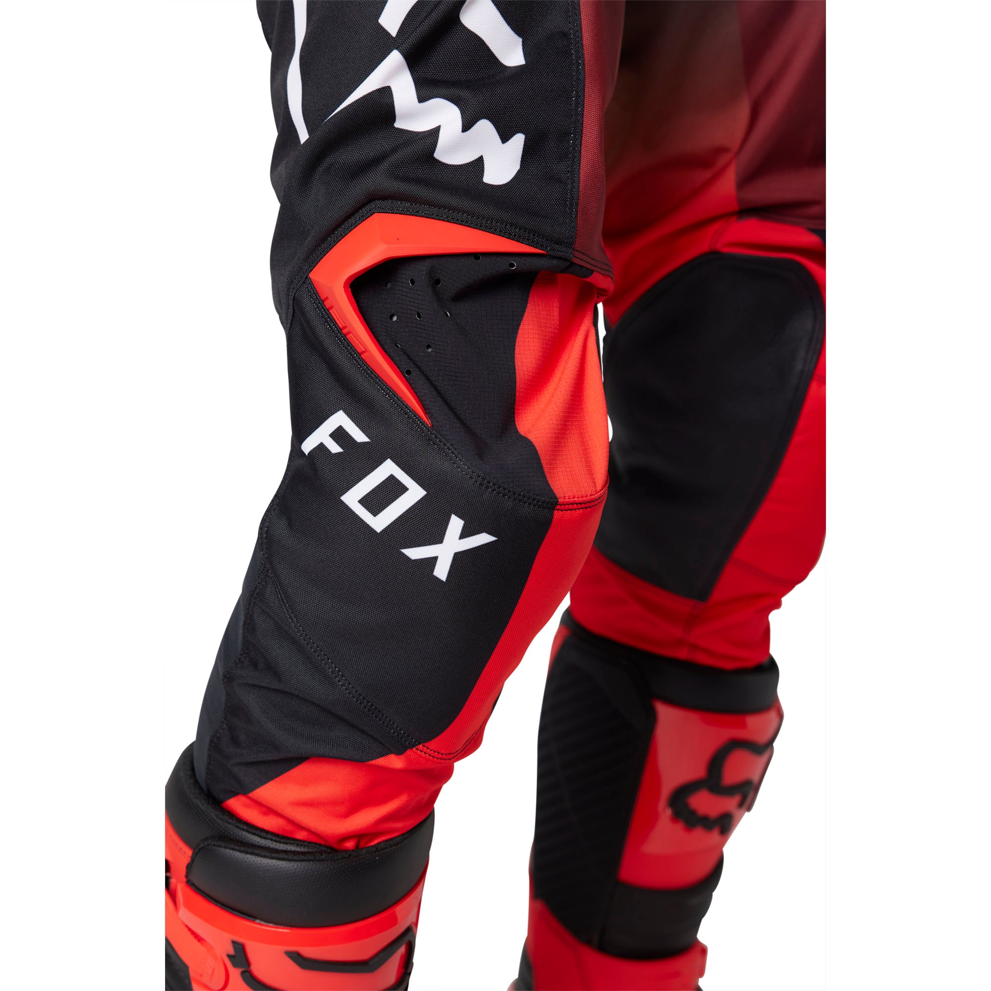 Fox Racing  Mens Florescent Red 180 Leed Motocross Pants Offroad MotoX Hip Pads RAP