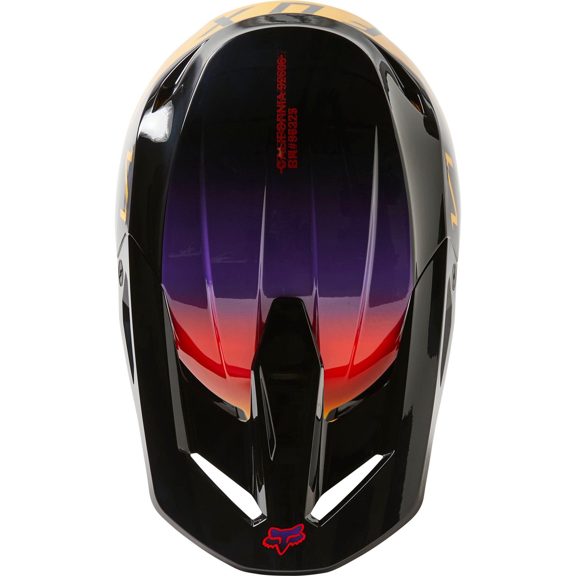 Fox Racing  V1 Toxsyk Offroad Helmet MIPS EPS Liner Steel D-Ring Closure Black