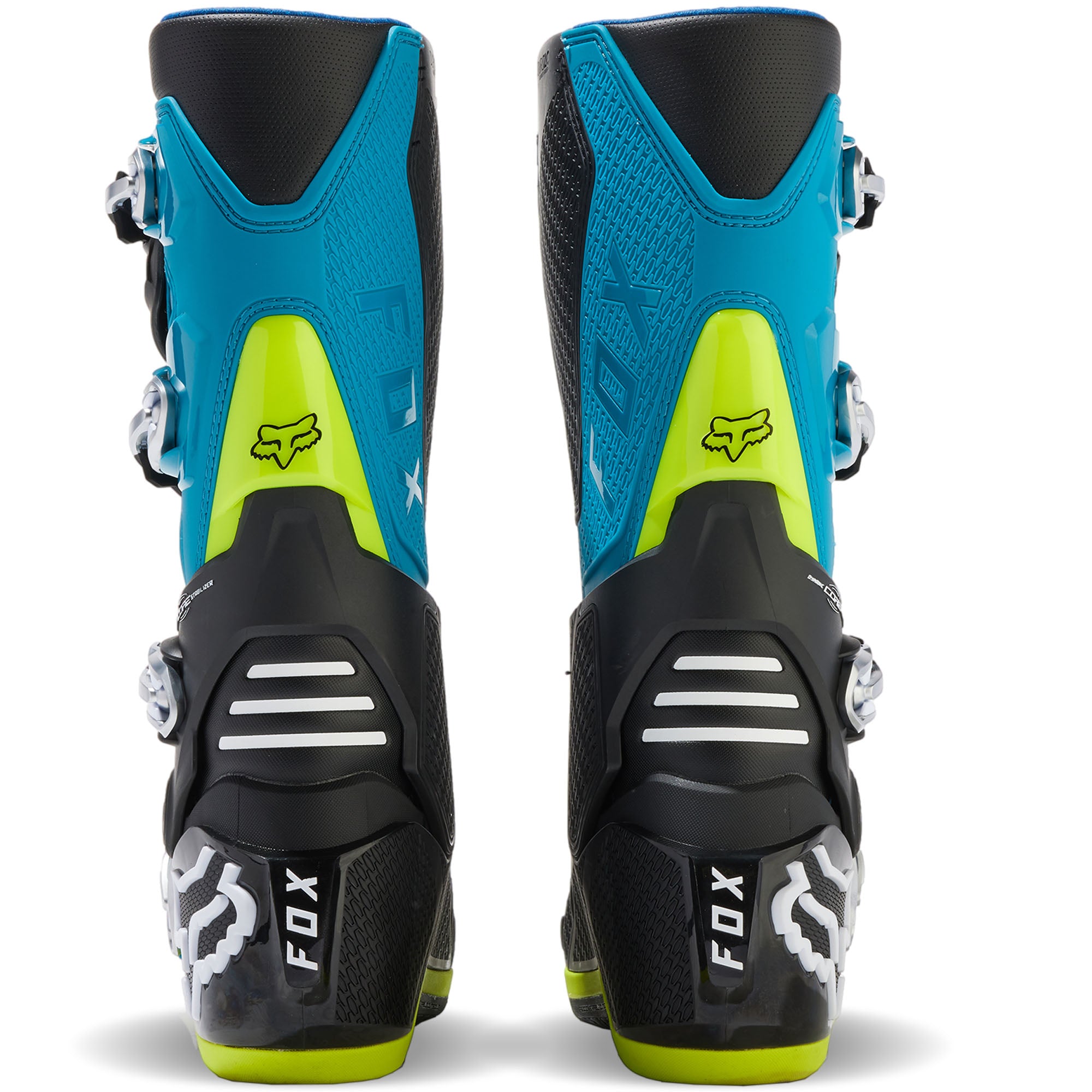 Fox Racing  Motion Motocross Boots Duratac TPU Secure Lock Anti-Shock Maui Blue