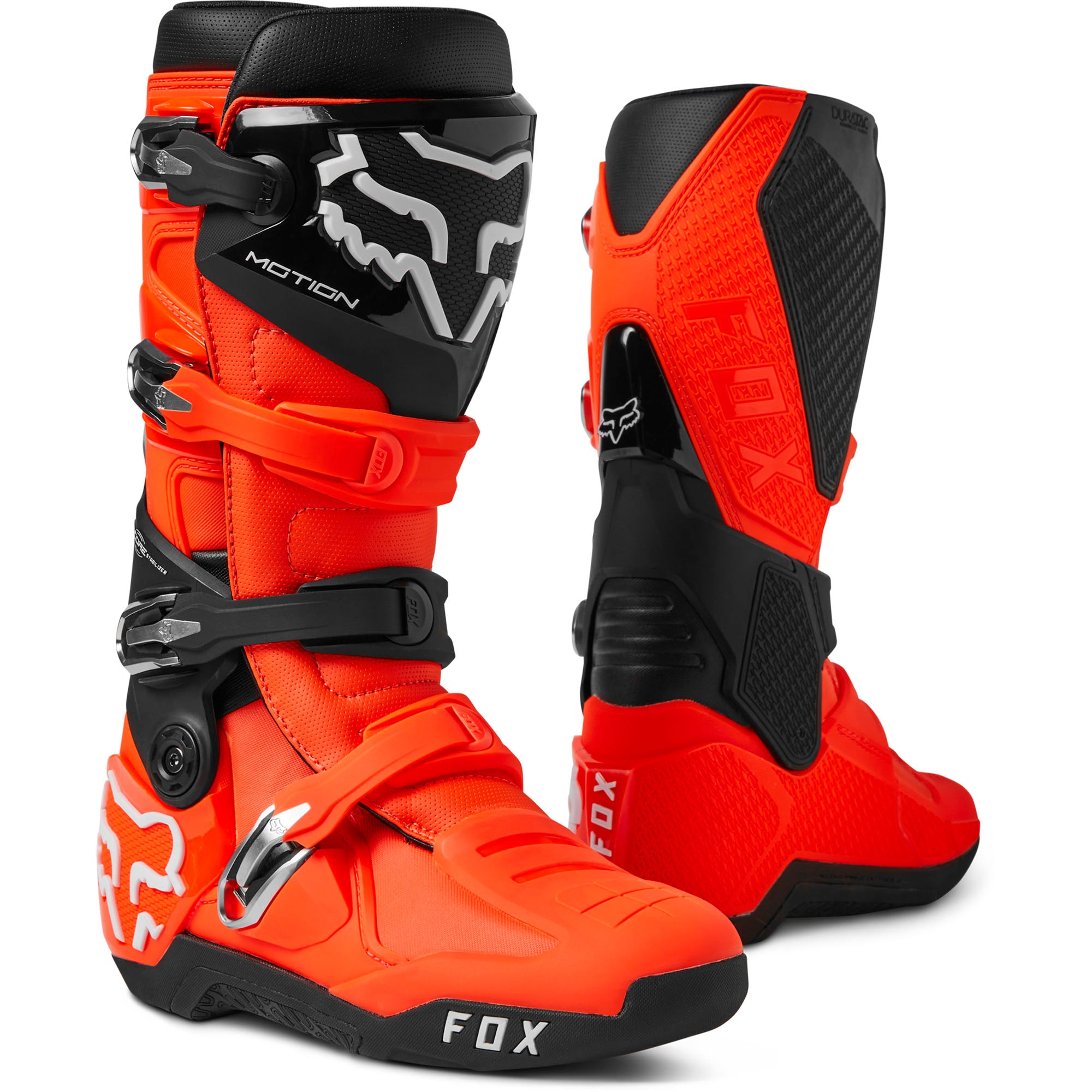 Fox Racing Motion Motocross Boots Fluorescent Orange Mens