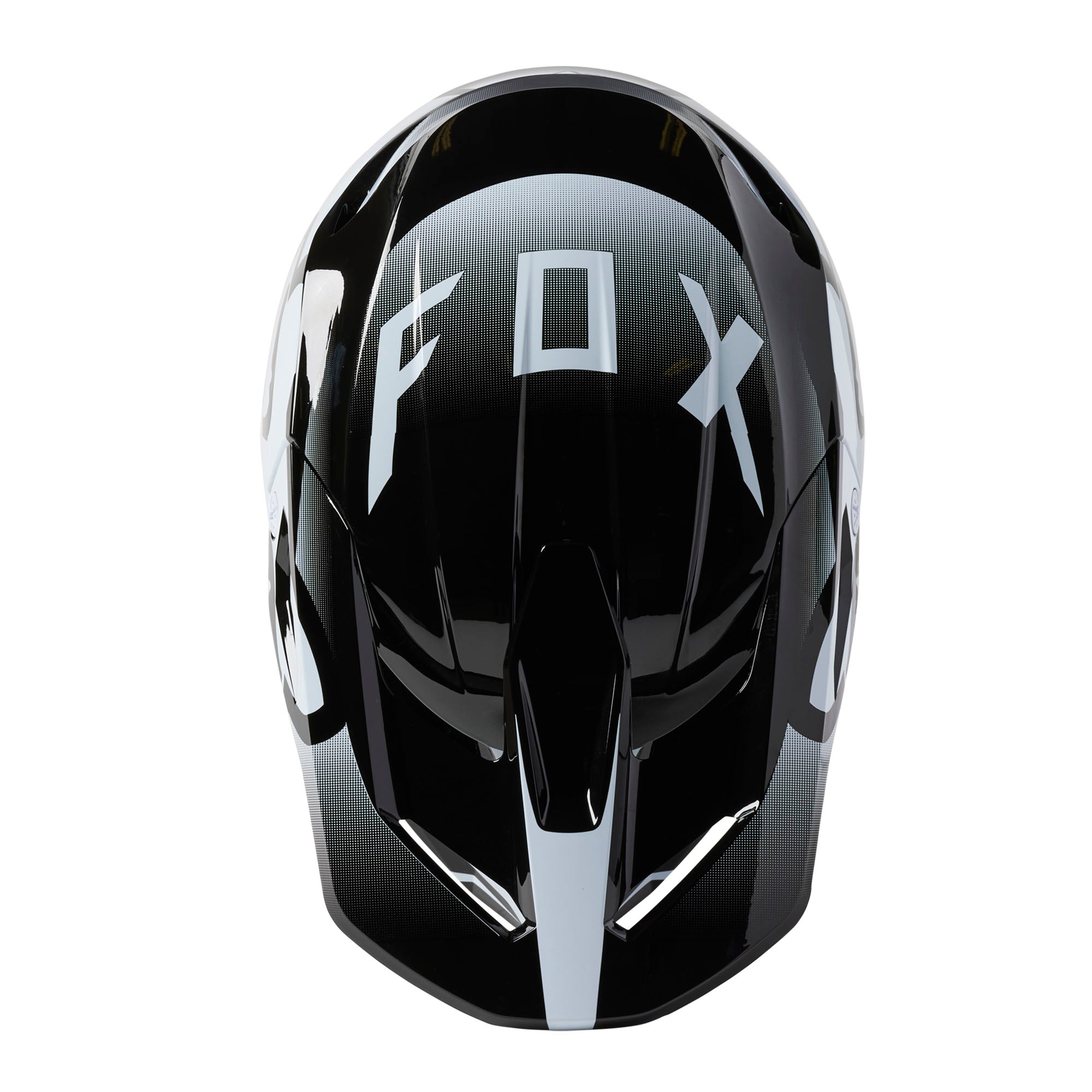 Fox Racing  Black White V1 Leed Motocross Helmet DOT ECE Offroad MotoX MIPS