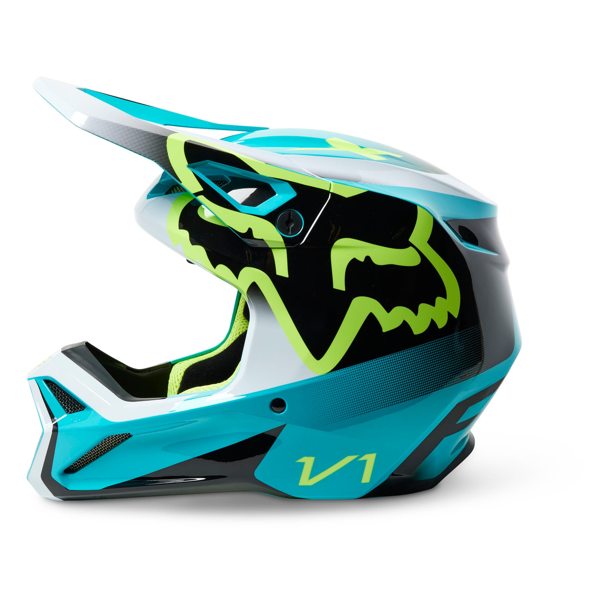 Fox Racing V1 Leed Motocross Helmet DOT/ECE