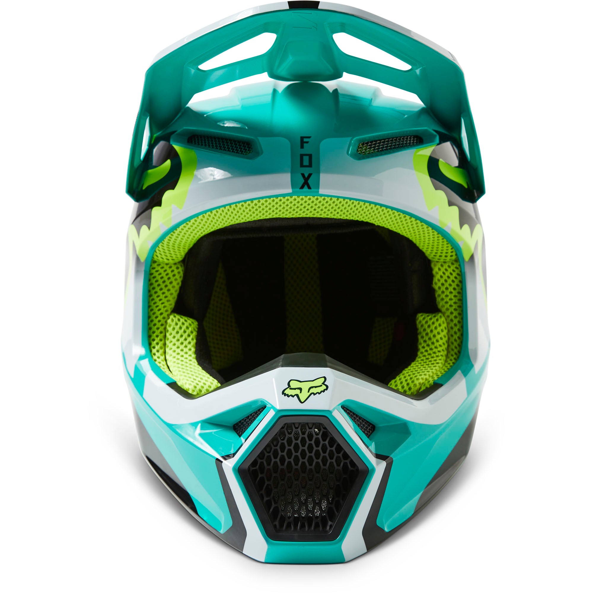 Open-box. Fox Racing V1 Leed Motocross Helmet DOT/ECE Offroad MotoX MIPS SDP325