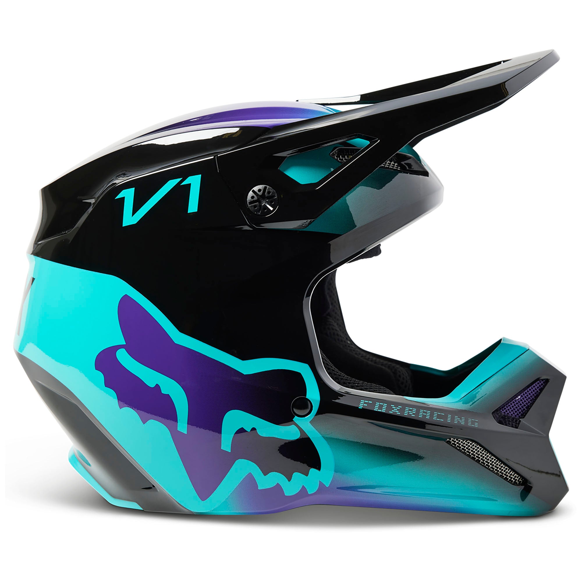 Fox Racing Youth V1 Toxsyk Offroad Helmet