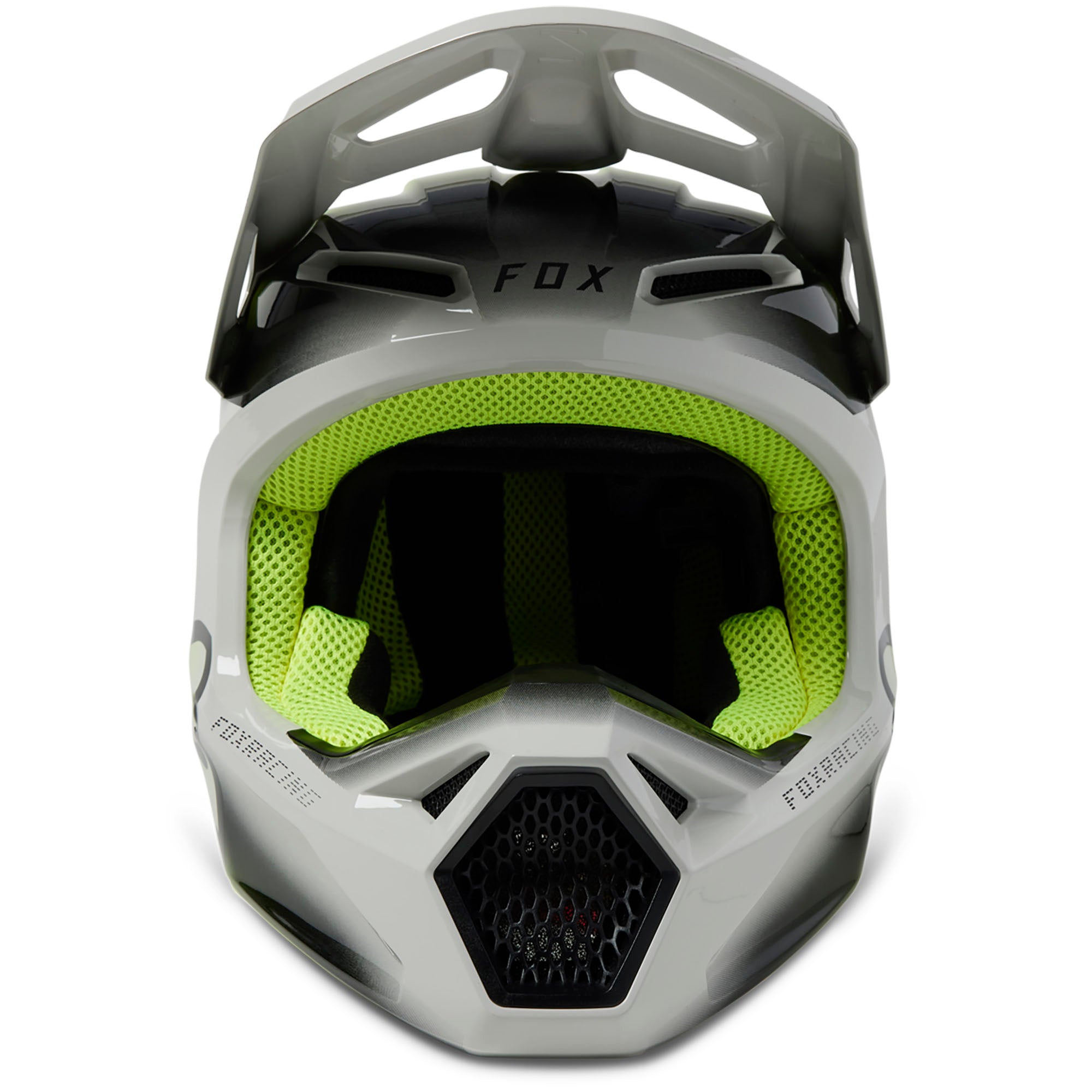 Fox Racing  Youth V1 Toxsyk Offroad Helmet MIPS Steel D-Ring DOT ECE Steel Grey