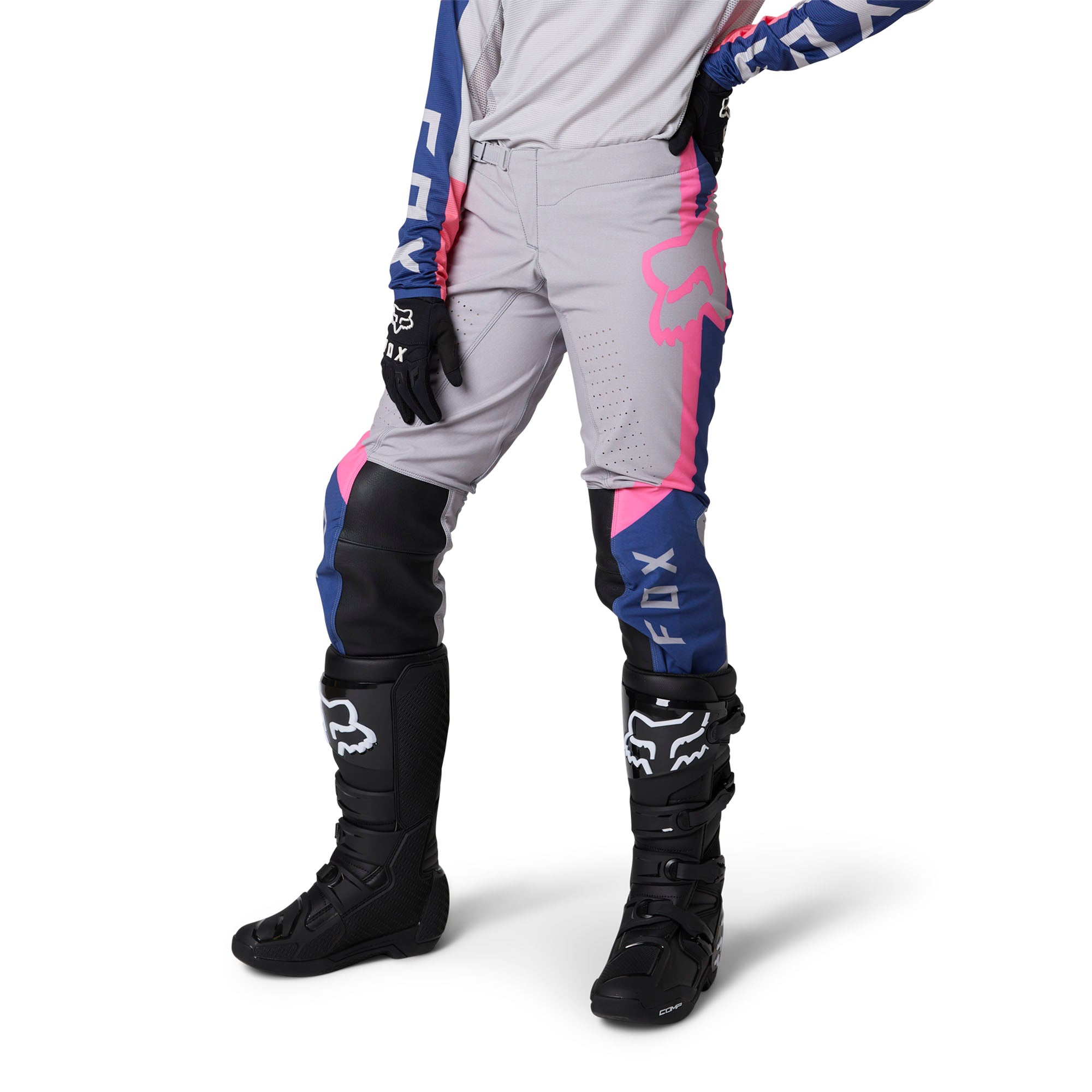 Fox Racing Flexair Efekt Offroad Pants Purple/Pink Grey