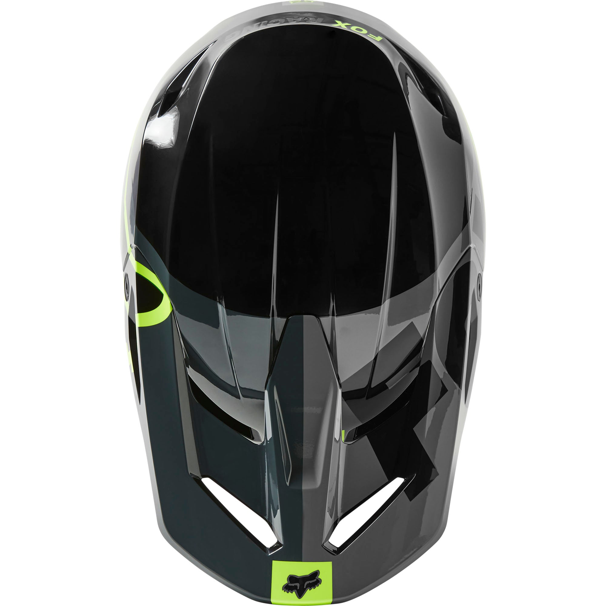 Fox Racing  Youth V1 Xpozr Offroad Helmet MIPS EPS Liner DOT ECE Black Grey
