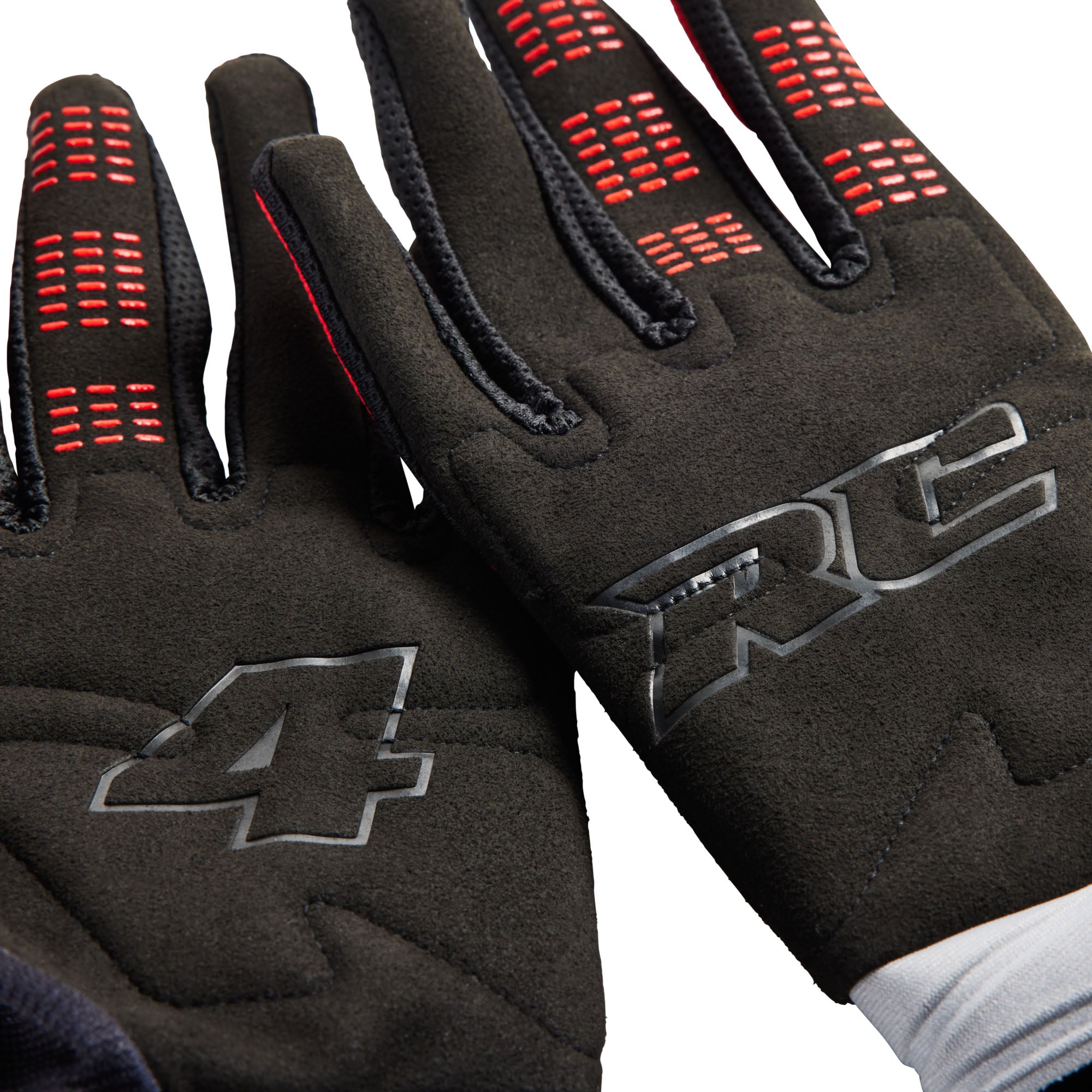 Fox Racing  180 GOAT Strafer Gloves Padded Palm Touch Screen Compatible Red